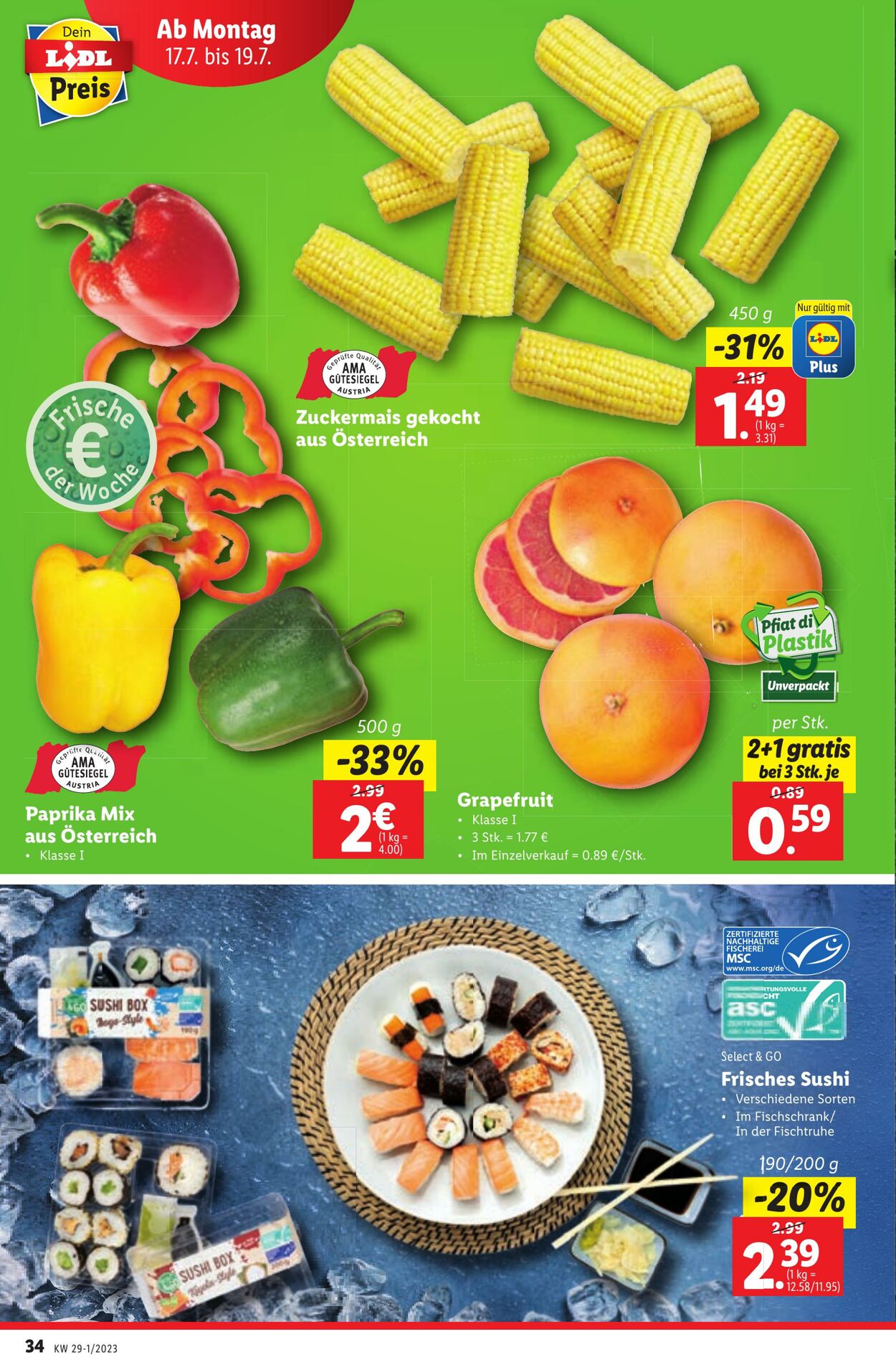 Prospekt Lidl 13.07.2023 - 15.07.2023