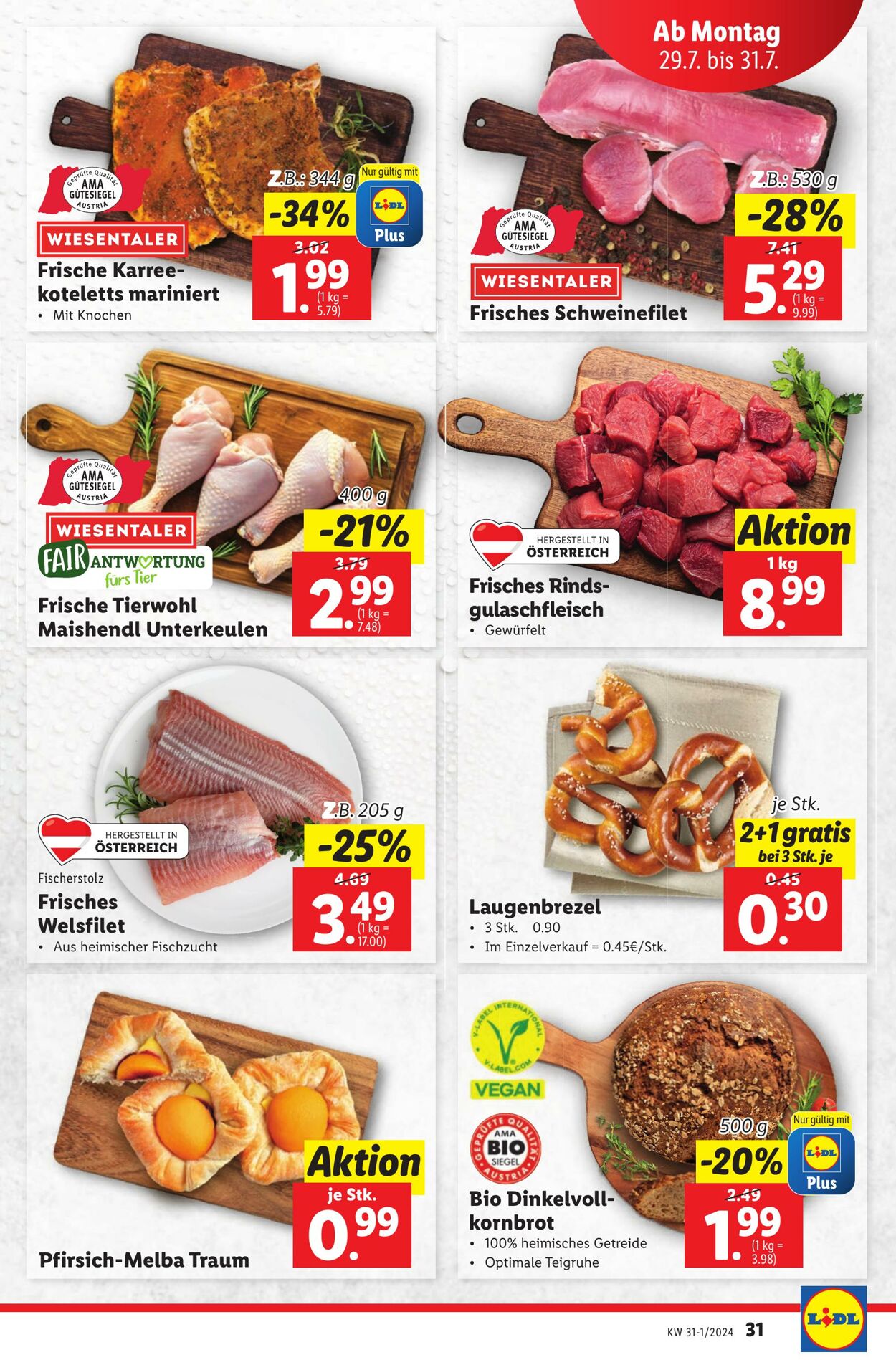 Prospekt Lidl 25.07.2024 - 27.07.2024