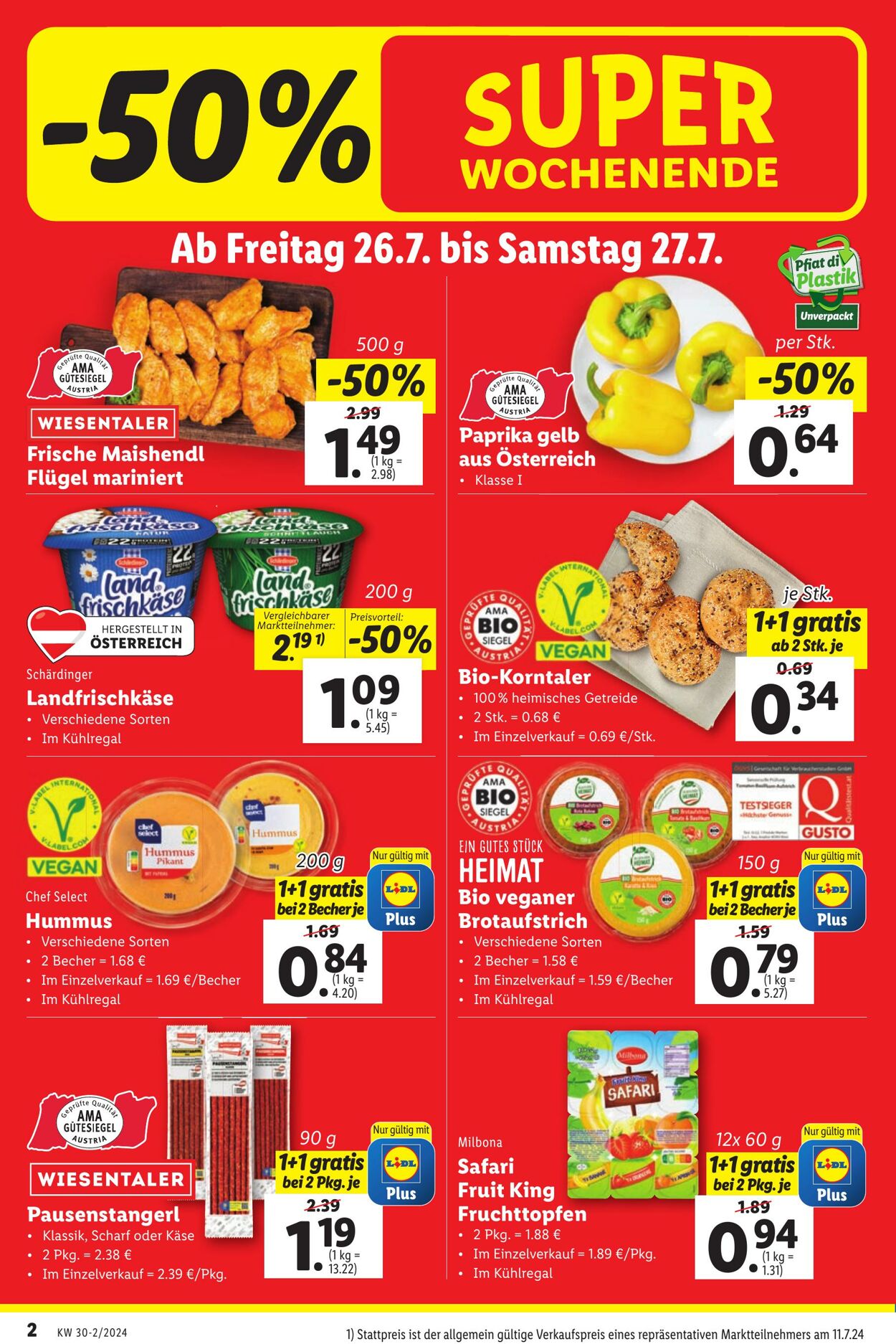 Prospekt Lidl 25.07.2024 - 27.07.2024