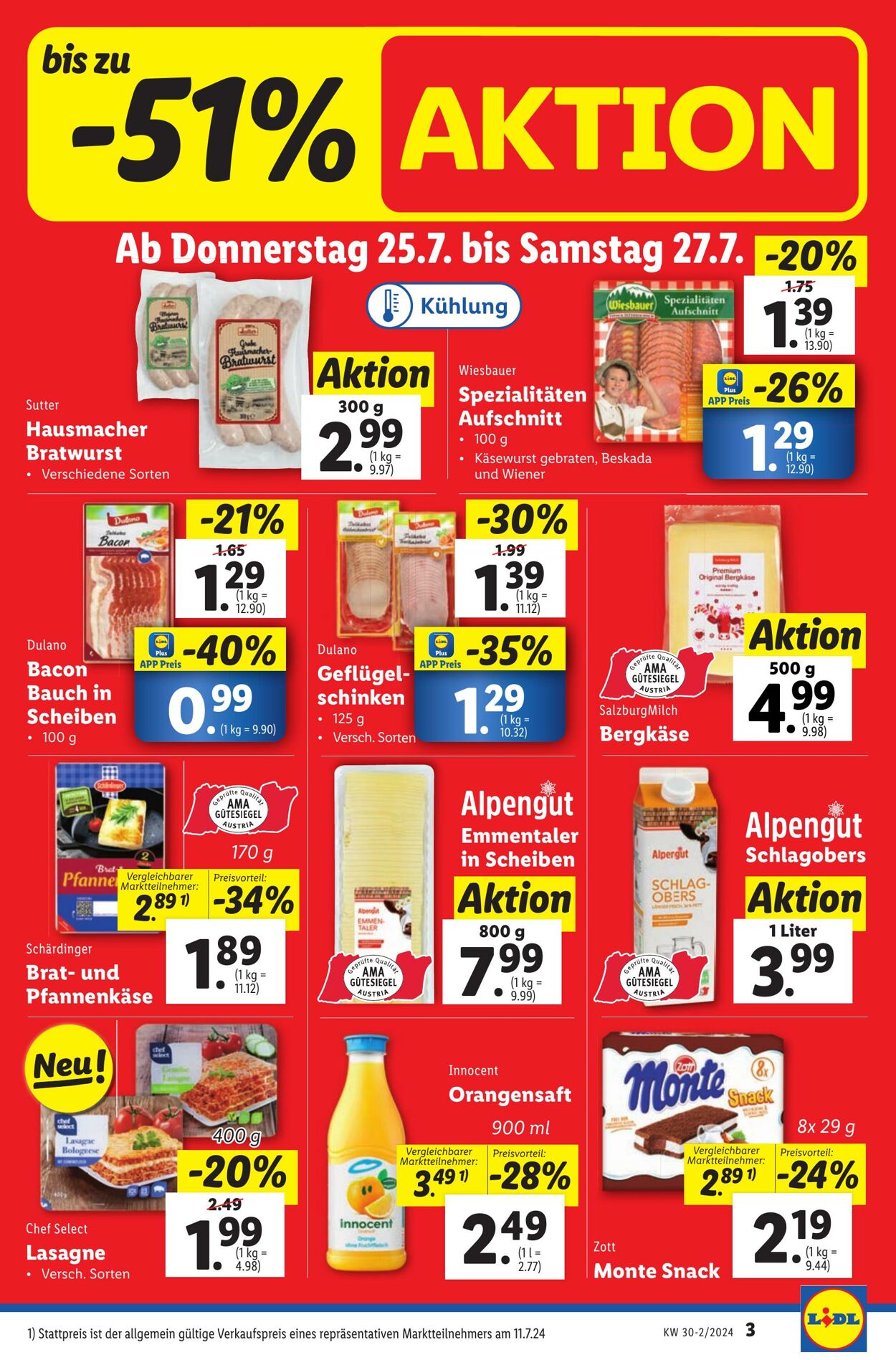 Prospekt Lidl 25.07.2024 - 27.07.2024