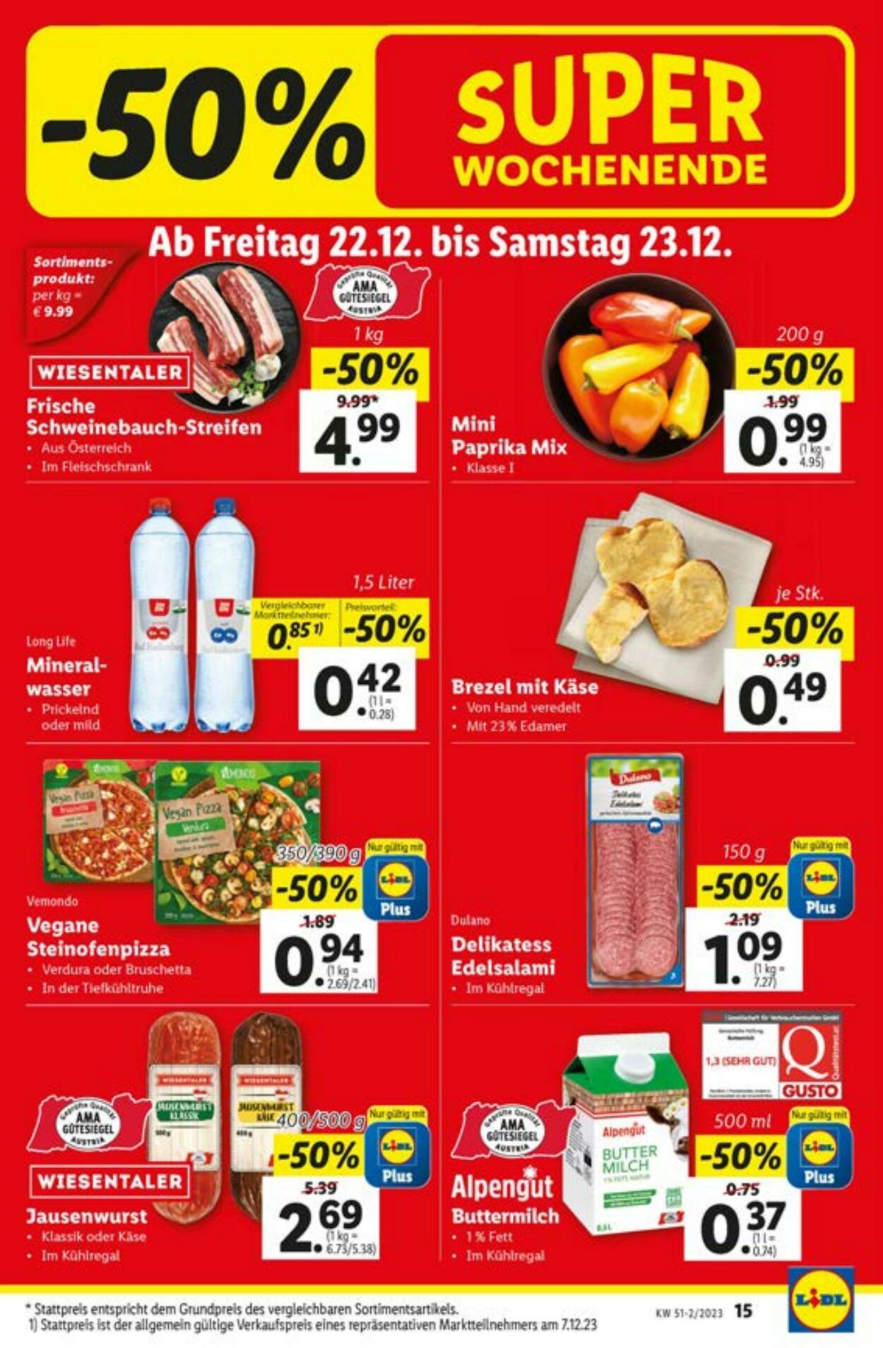 Prospekt Lidl 21.12.2023 - 23.12.2023