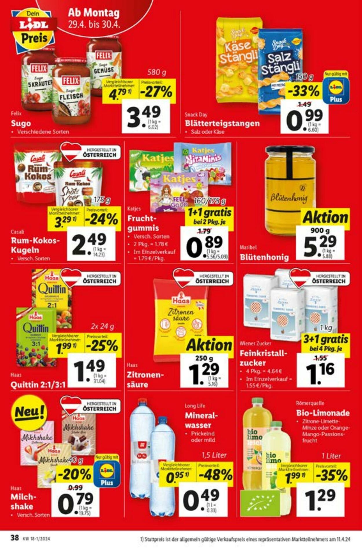 Prospekt Lidl 25.04.2024 - 30.04.2024