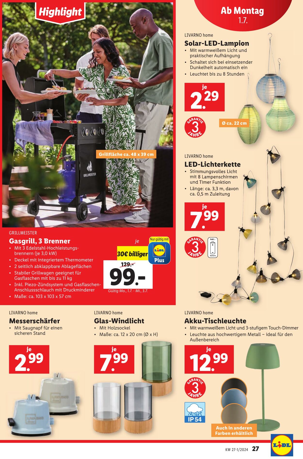 Prospekt Lidl 27.06.2024 - 03.07.2024