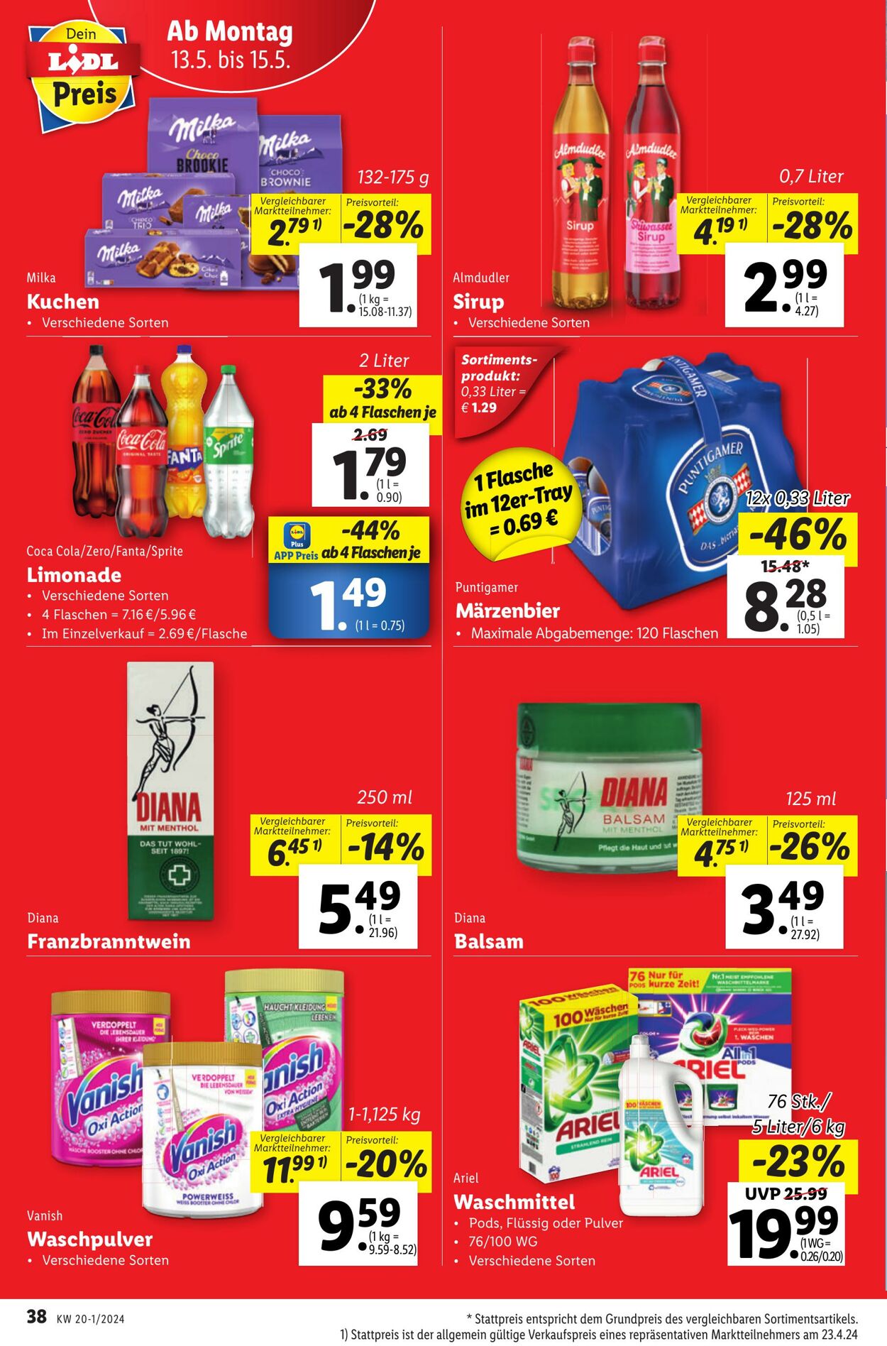 Prospekt Lidl 08.05.2024 - 15.05.2024