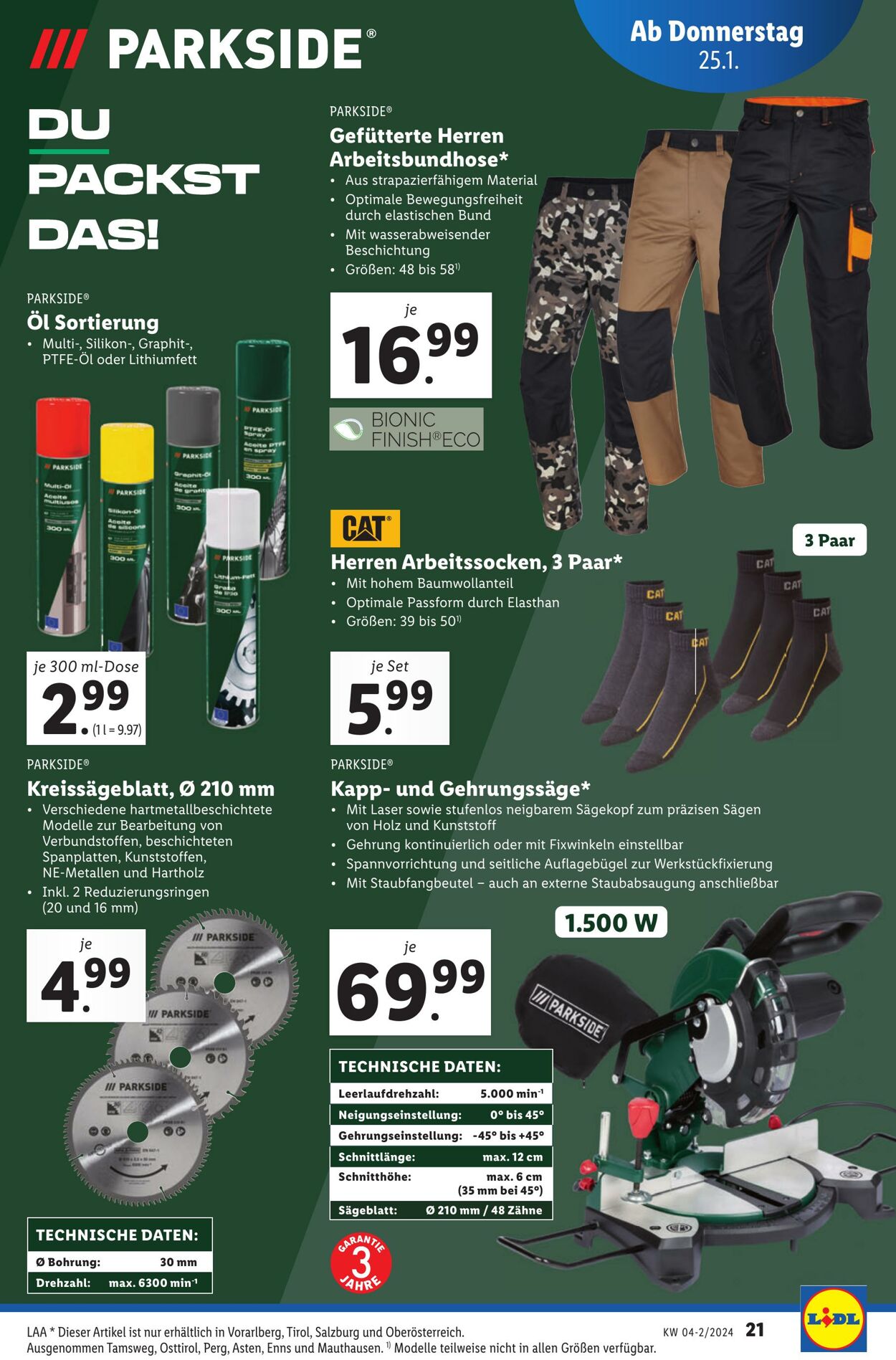 Prospekt Lidl 25.01.2024 - 31.01.2024