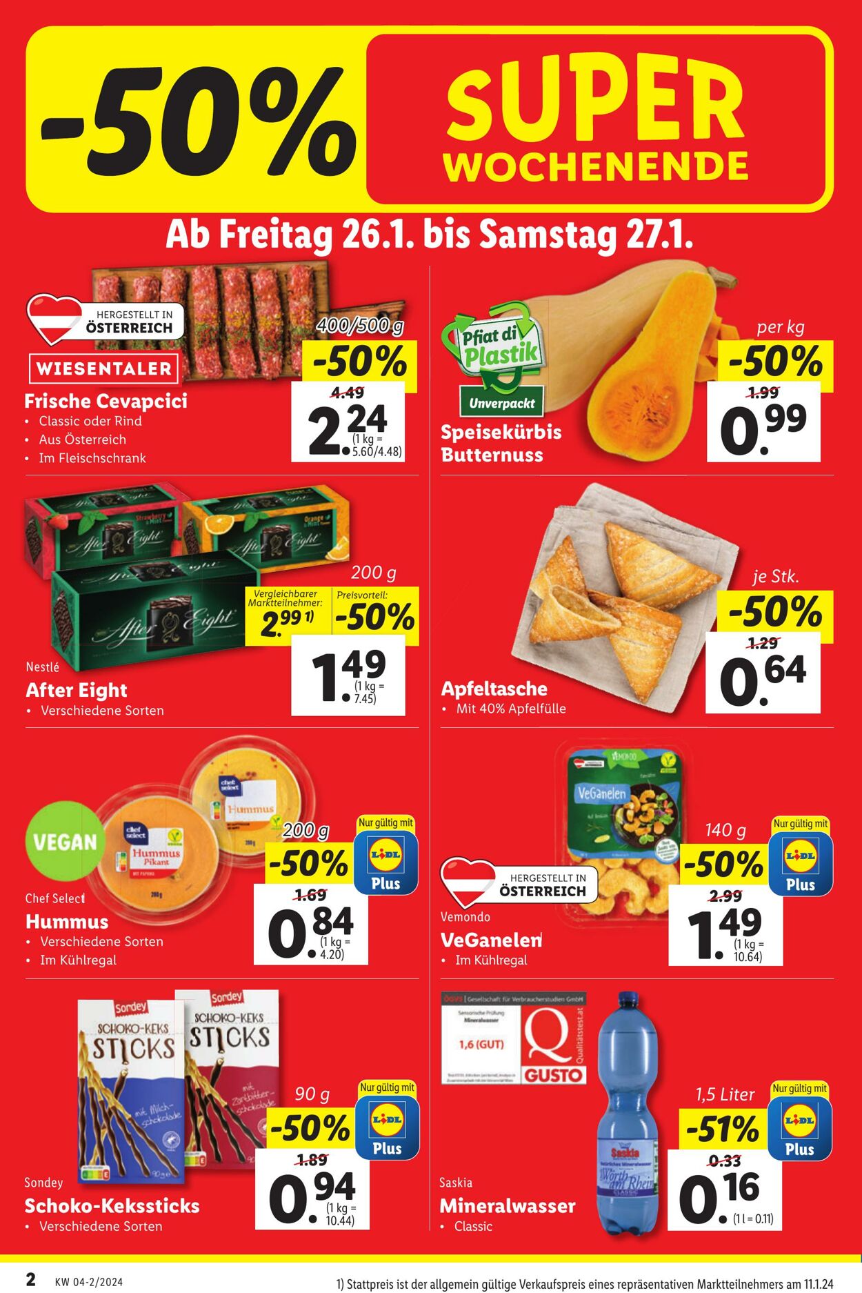 Prospekt Lidl 25.01.2024 - 31.01.2024