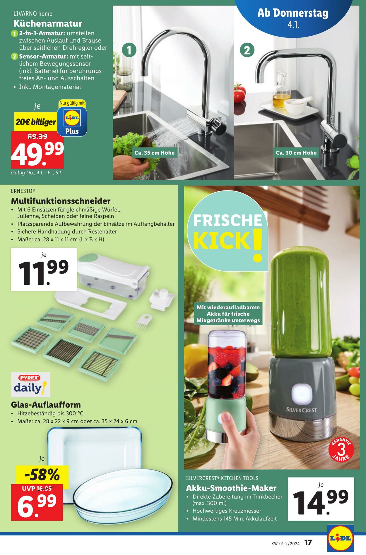 Prospekt Lidl 04.01.2024 - 10.01.2024