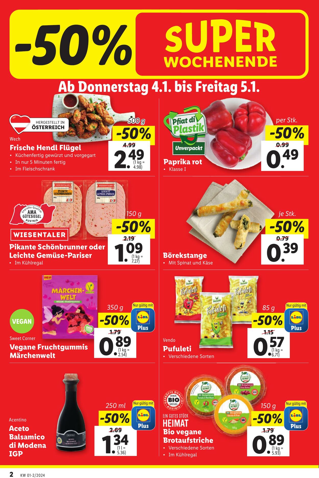 Prospekt Lidl 04.01.2024 - 10.01.2024