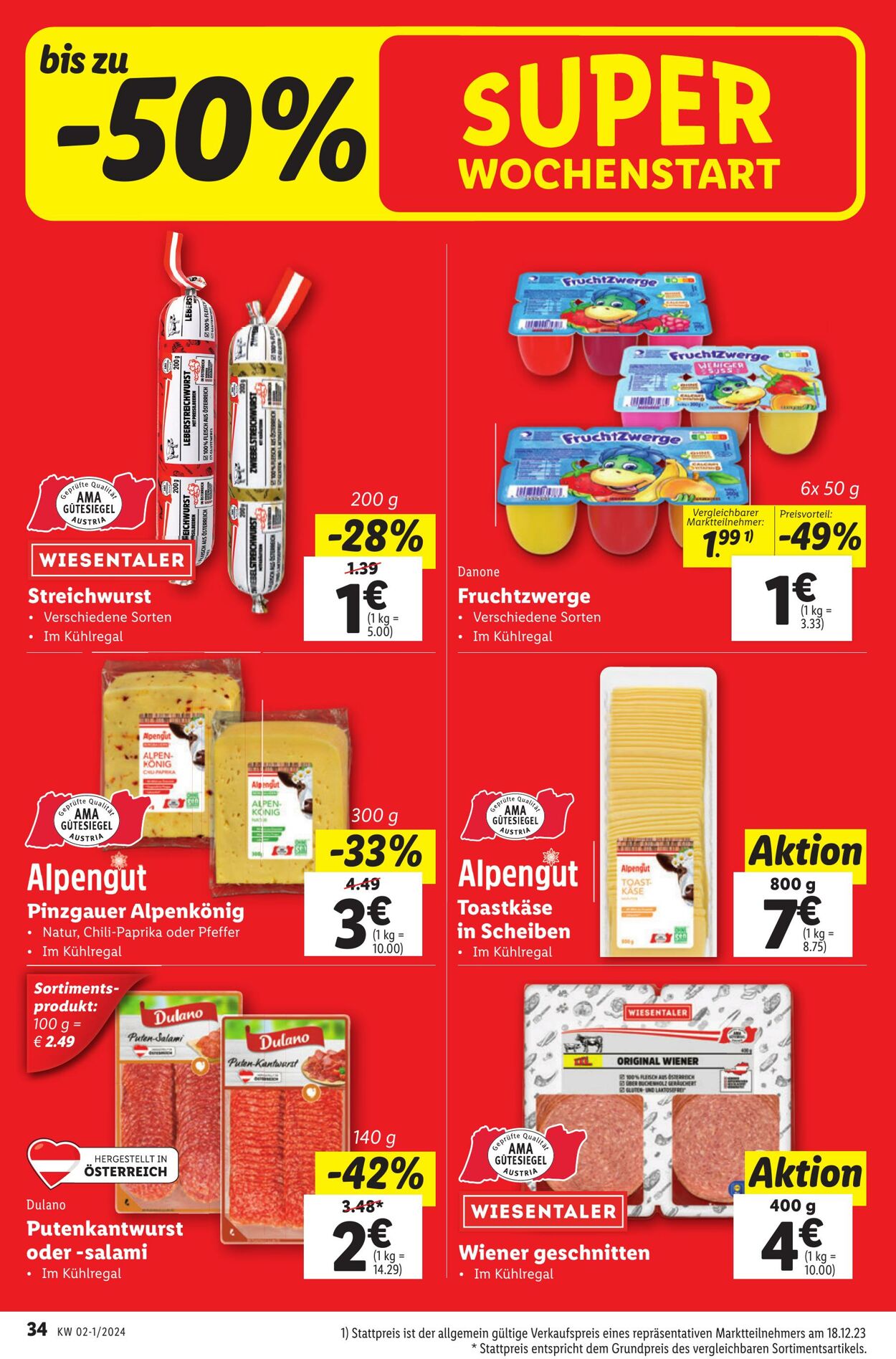 Prospekt Lidl 04.01.2024 - 10.01.2024