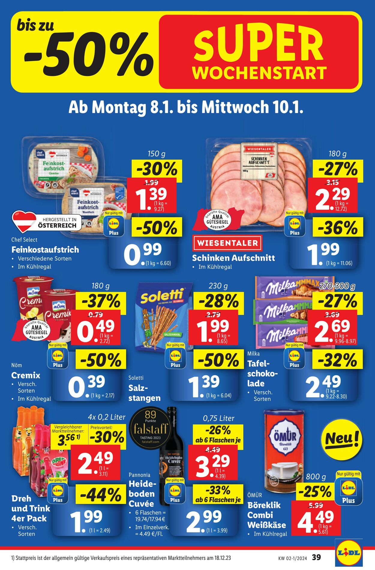 Prospekt Lidl 04.01.2024 - 10.01.2024