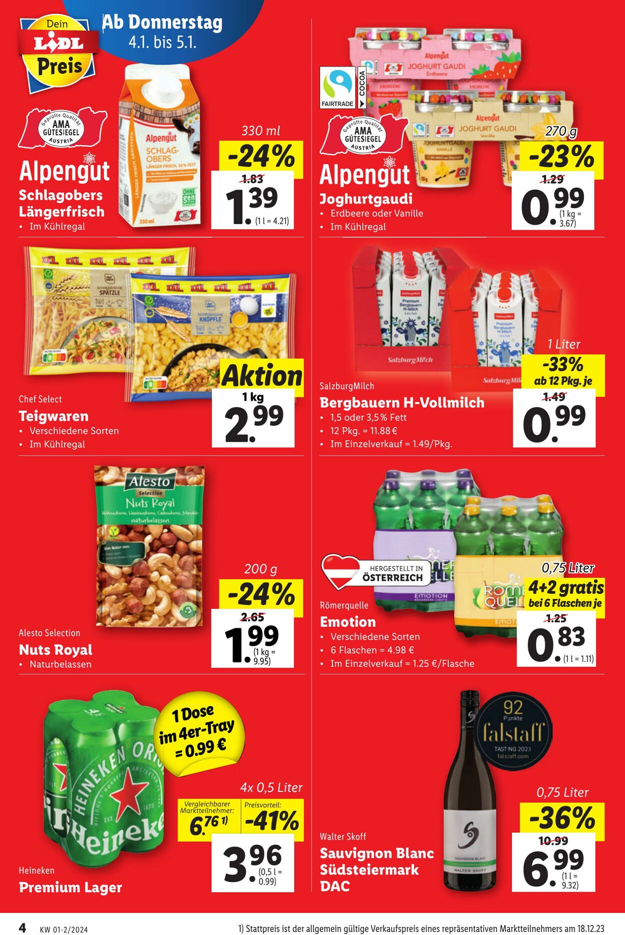 Prospekt Lidl 04.01.2024 - 10.01.2024