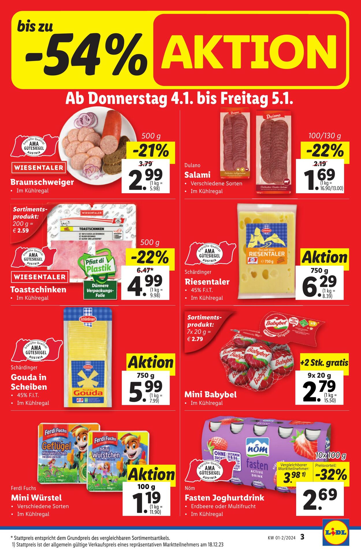 Prospekt Lidl 04.01.2024 - 10.01.2024