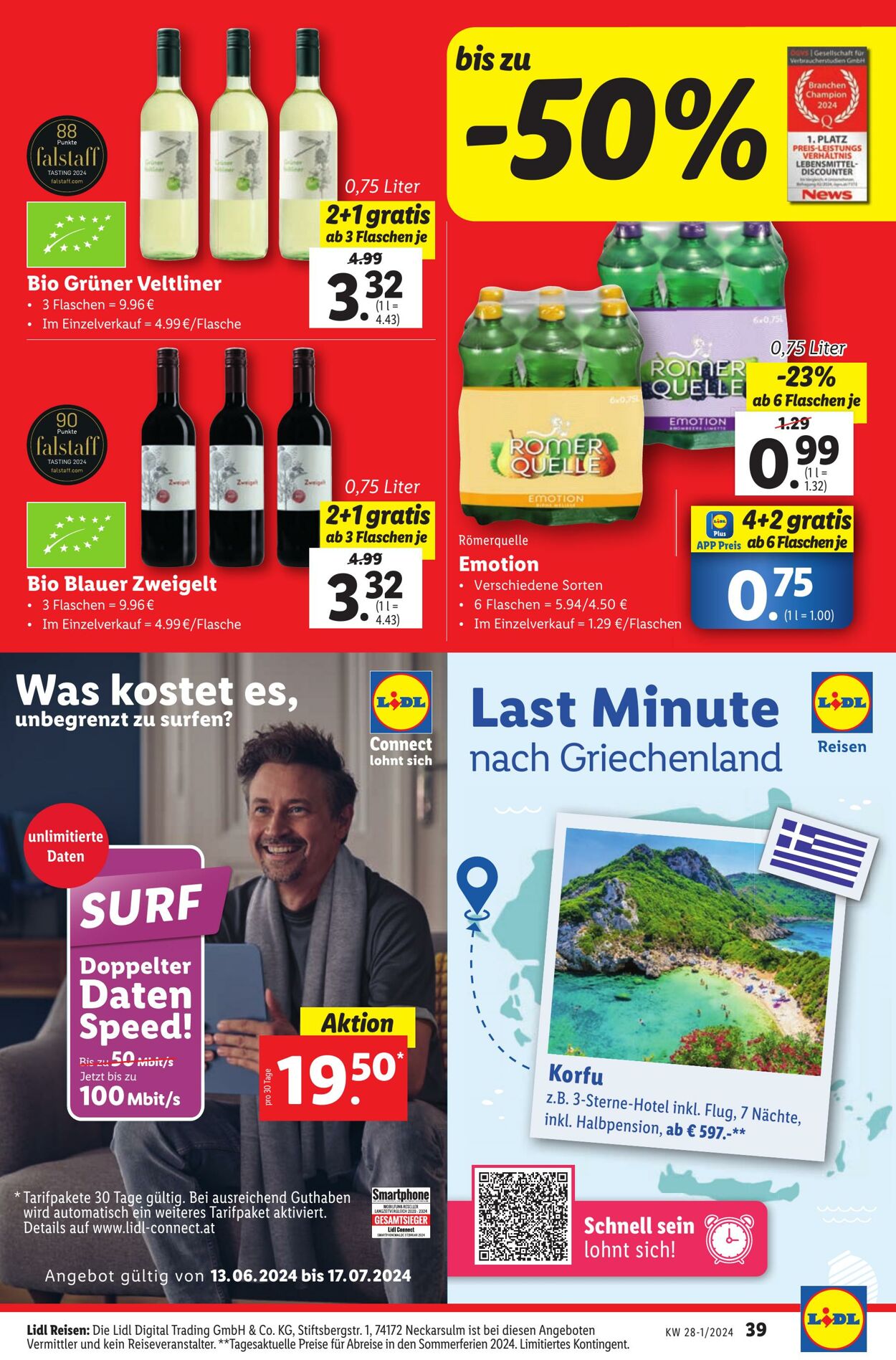 Prospekt Lidl 04.07.2024 - 10.07.2024