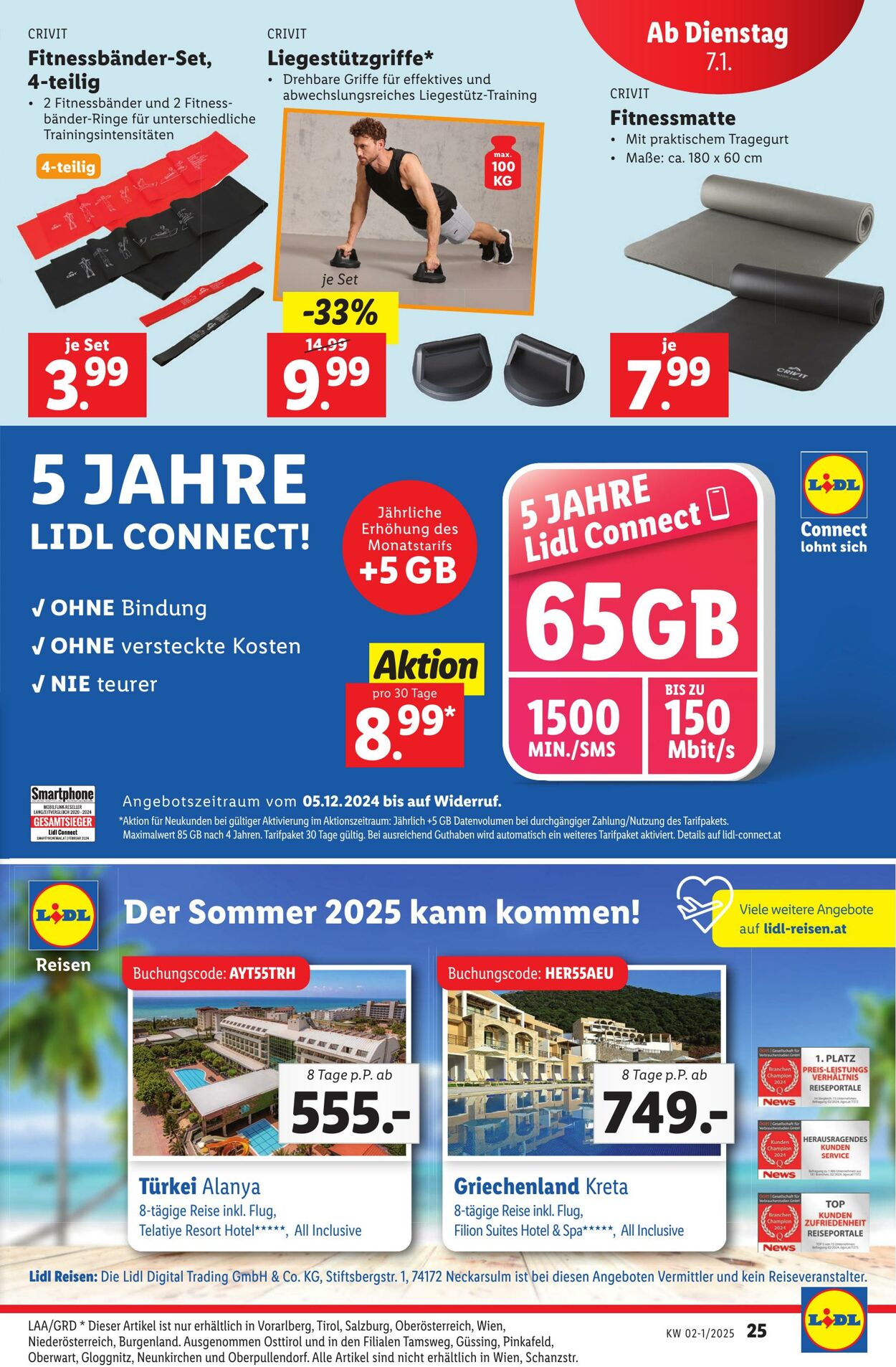 Prospekt Lidl 02.01.2025 - 08.01.2025