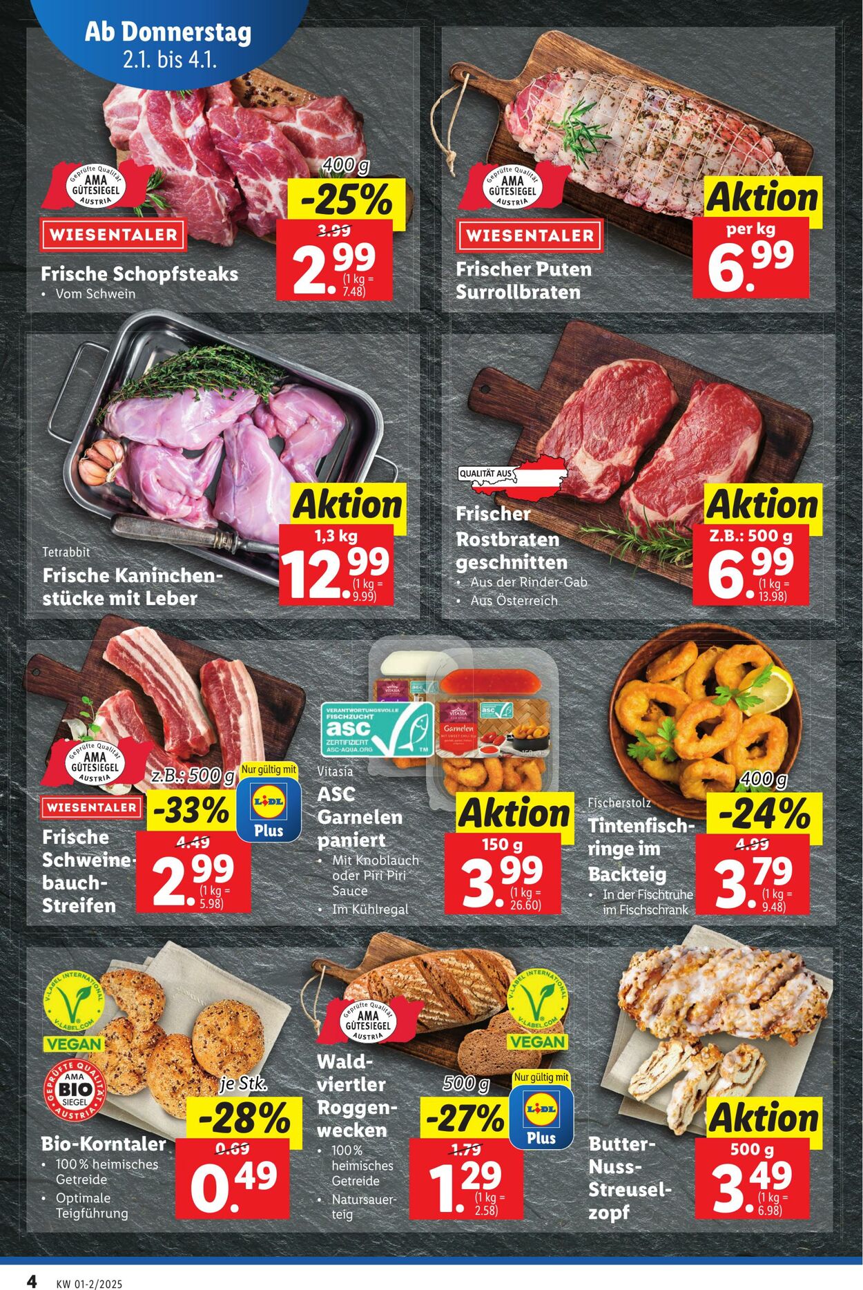 Prospekt Lidl 02.01.2025 - 08.01.2025