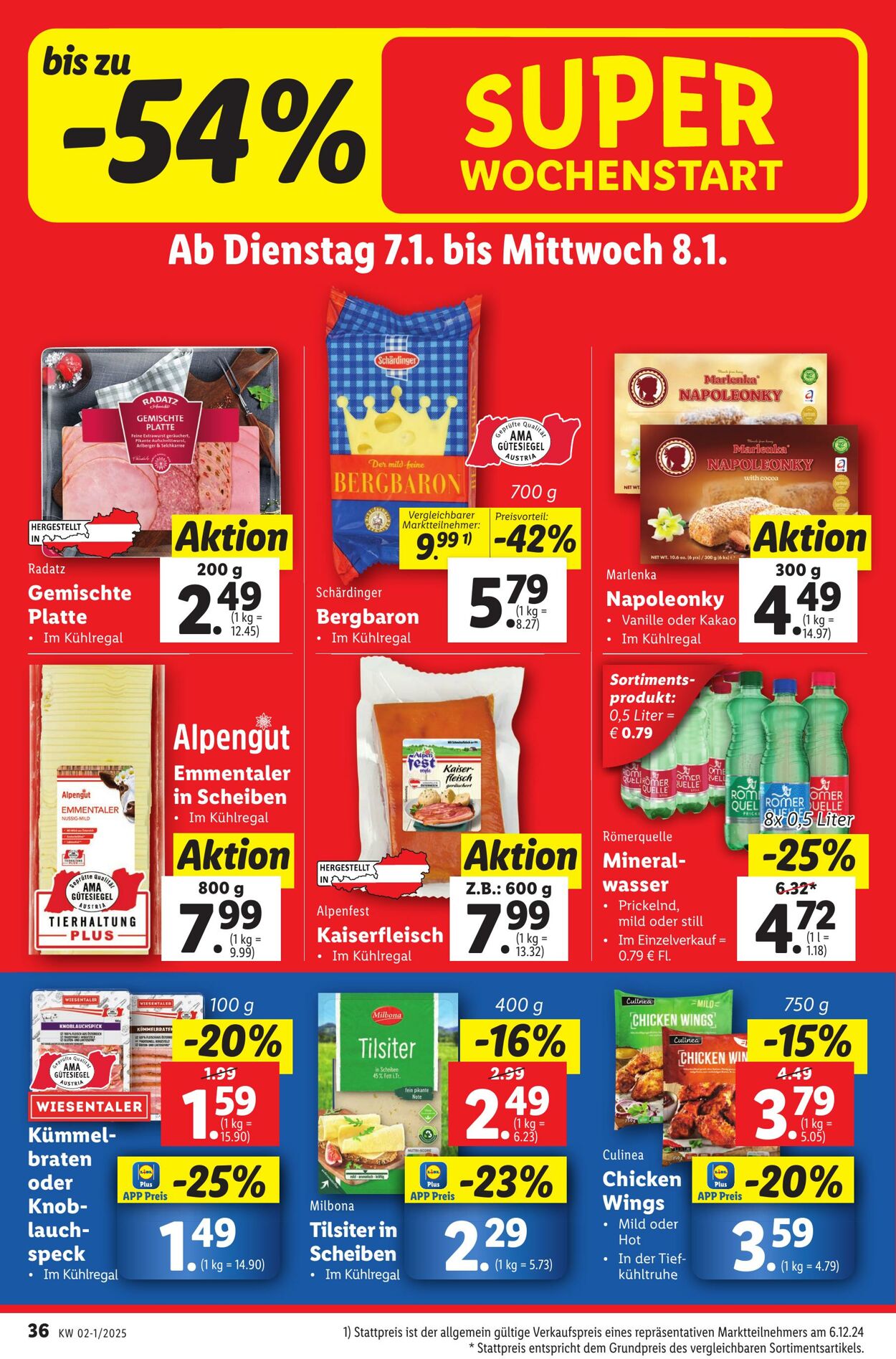 Prospekt Lidl 02.01.2025 - 08.01.2025