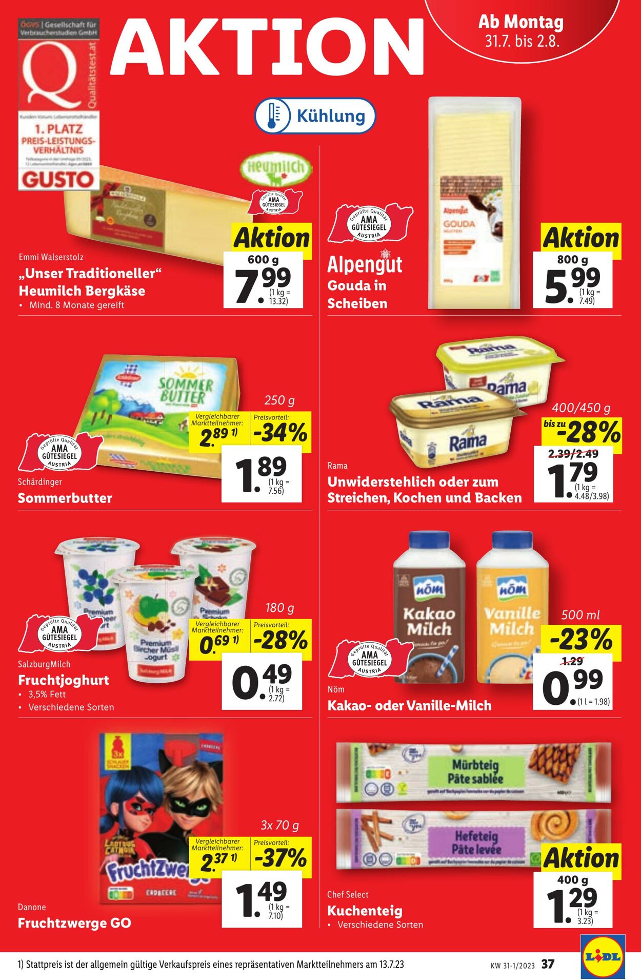 Prospekt Lidl 27.07.2023 - 02.08.2023