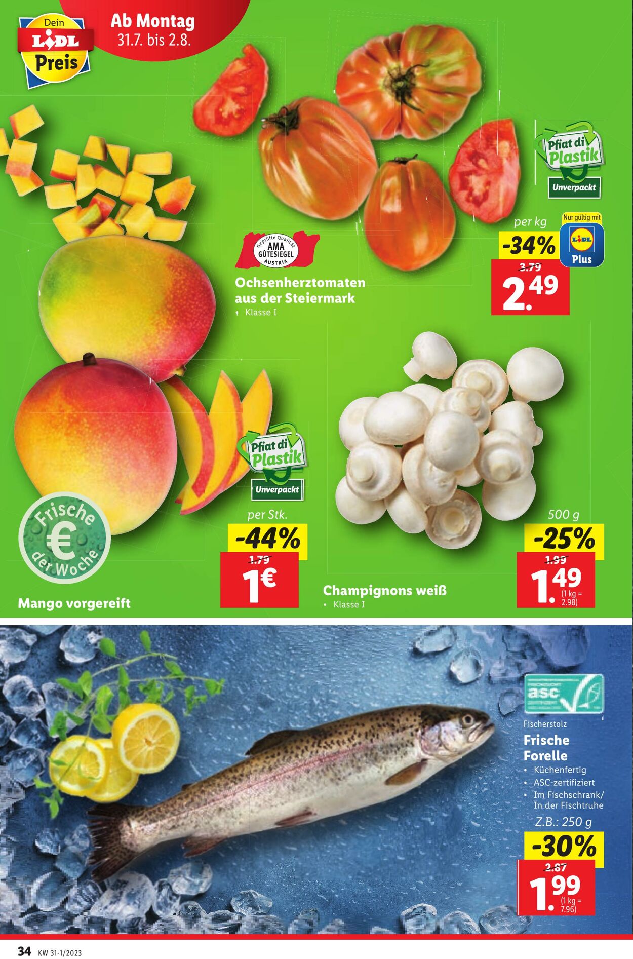 Prospekt Lidl 27.07.2023 - 02.08.2023