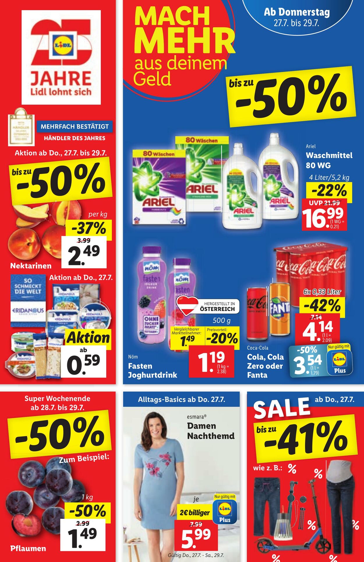 Prospekt Lidl 27.07.2023 - 02.08.2023