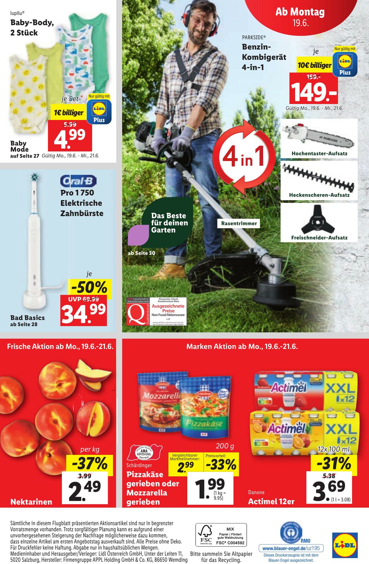 Prospekt Lidl 15.06.2023 - 21.06.2023