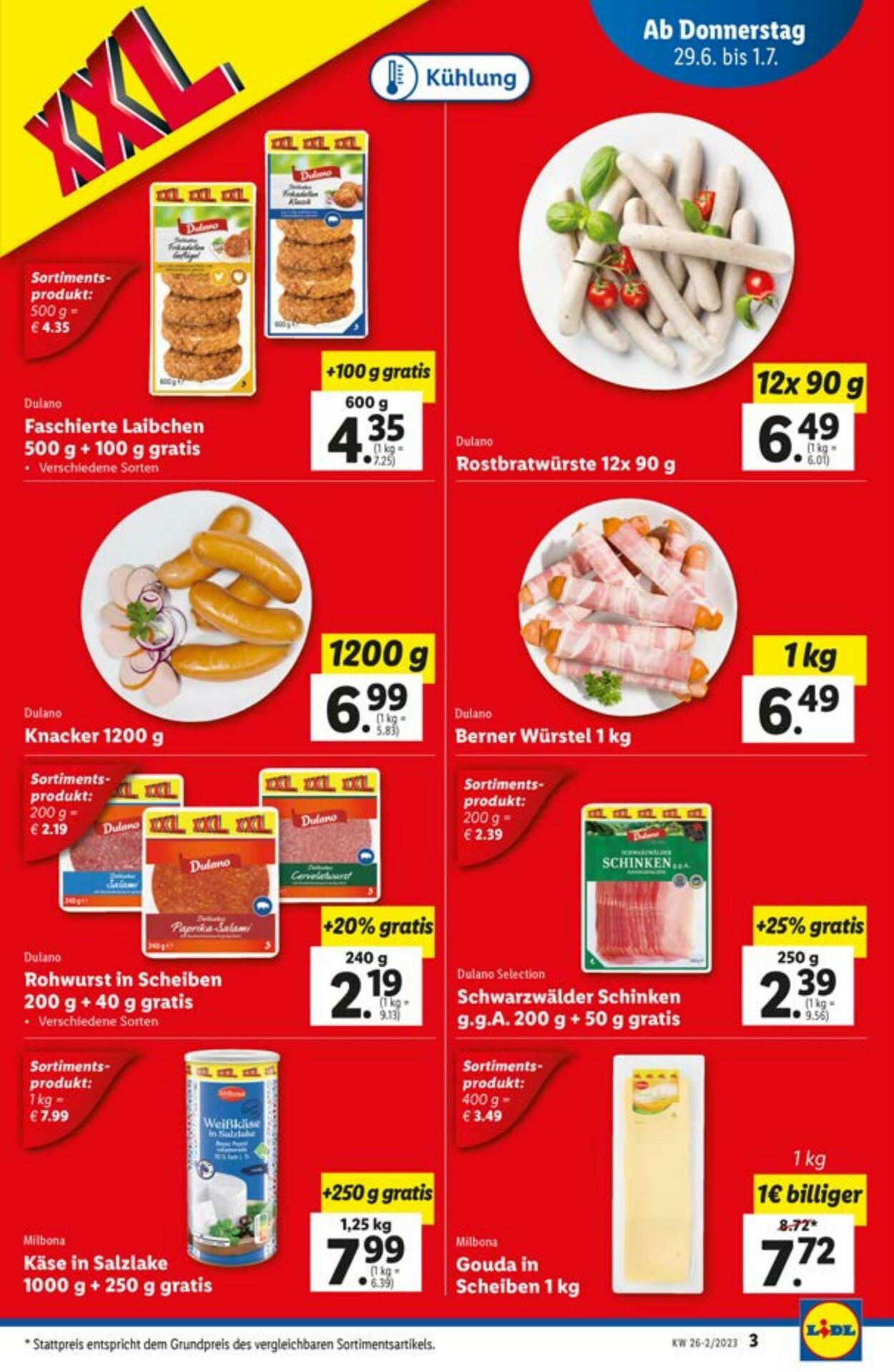 Prospekt Lidl 29.06.2023 - 05.07.2023