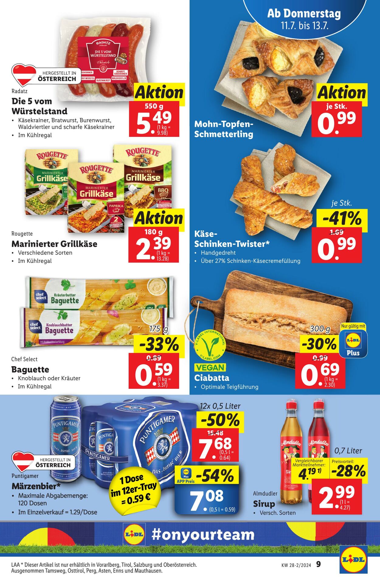 Prospekt Lidl 11.07.2024 - 17.07.2024