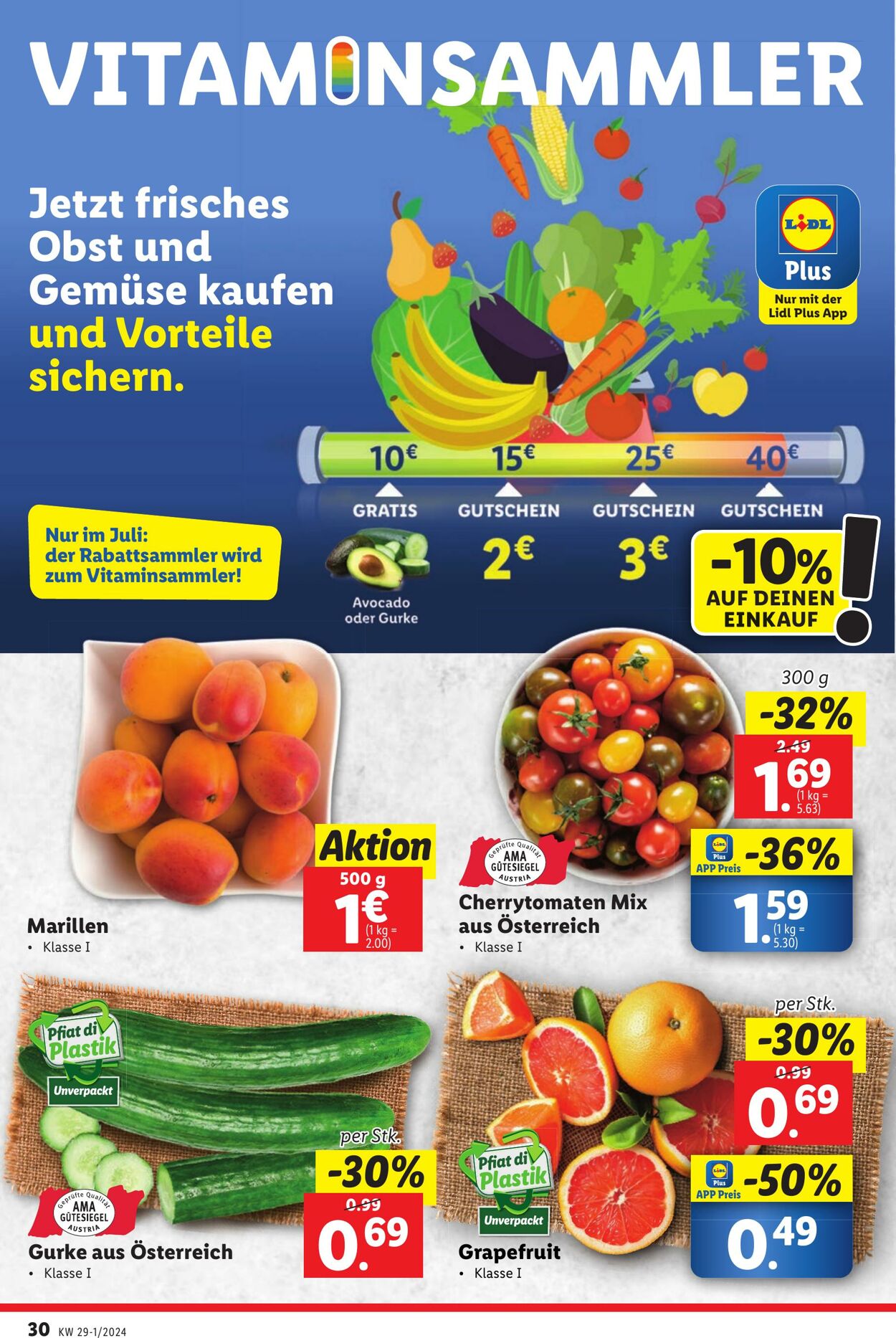 Prospekt Lidl 11.07.2024 - 17.07.2024