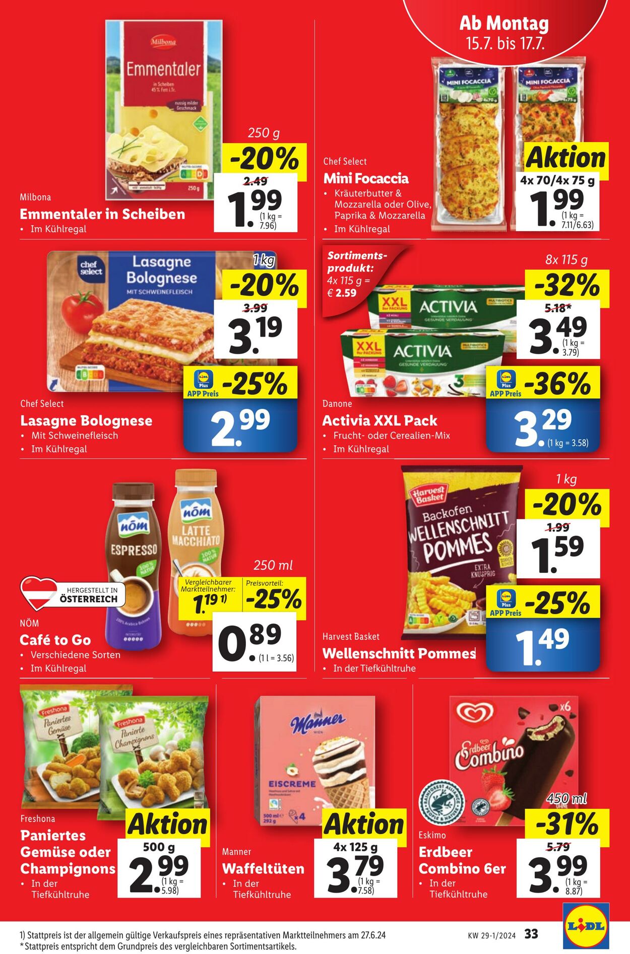 Prospekt Lidl 11.07.2024 - 17.07.2024