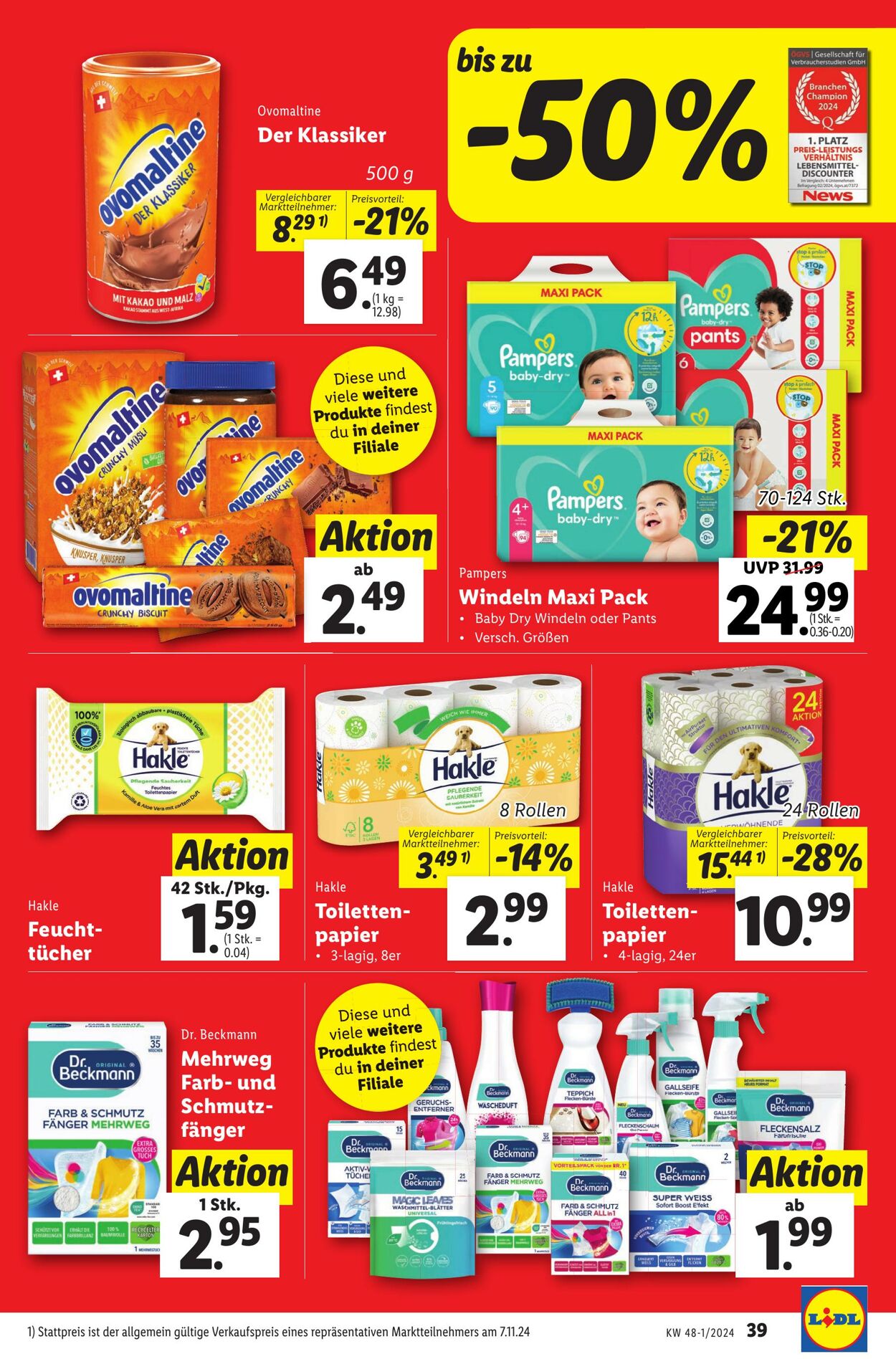 Prospekt Lidl 21.11.2024 - 27.11.2024