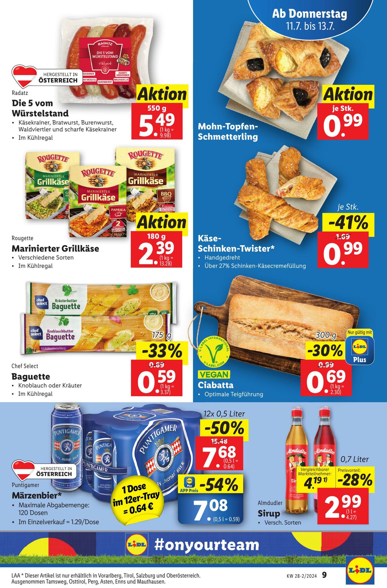 Prospekt Lidl 11.07.2024 - 17.07.2024