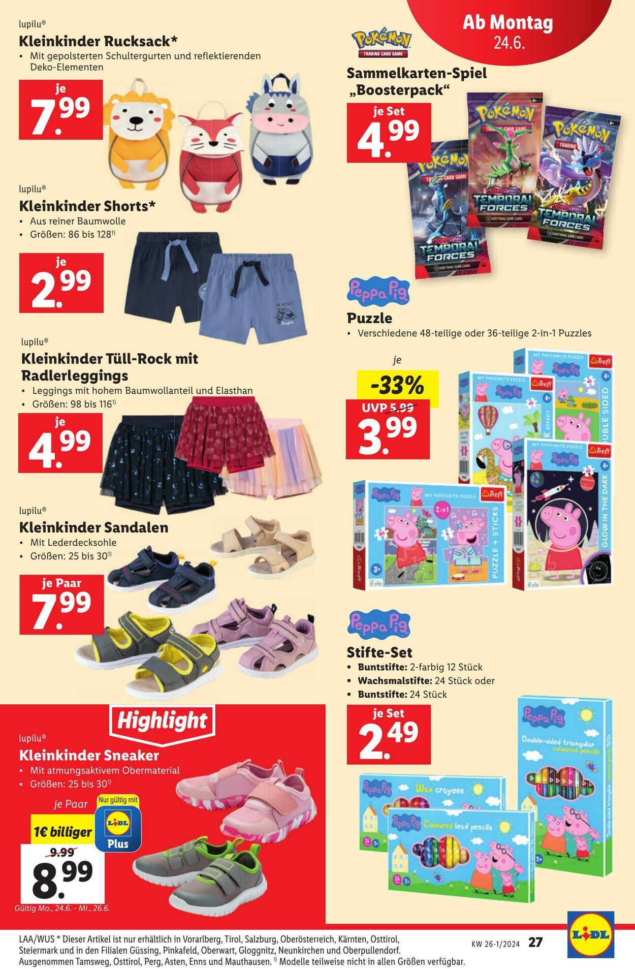 Prospekt Lidl 20.06.2024 - 26.06.2024