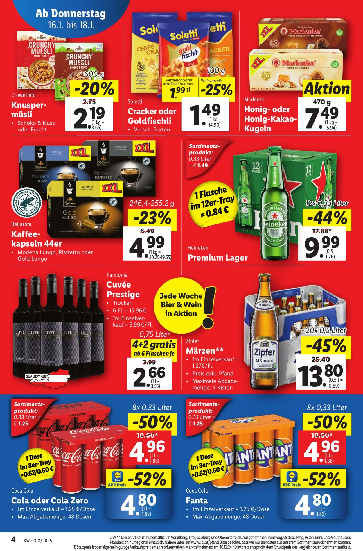 Prospekt Lidl 16.01.2025 - 22.01.2025