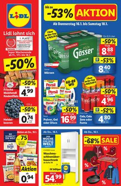 Prospekt Lidl 09.01.2025 - 15.01.2025