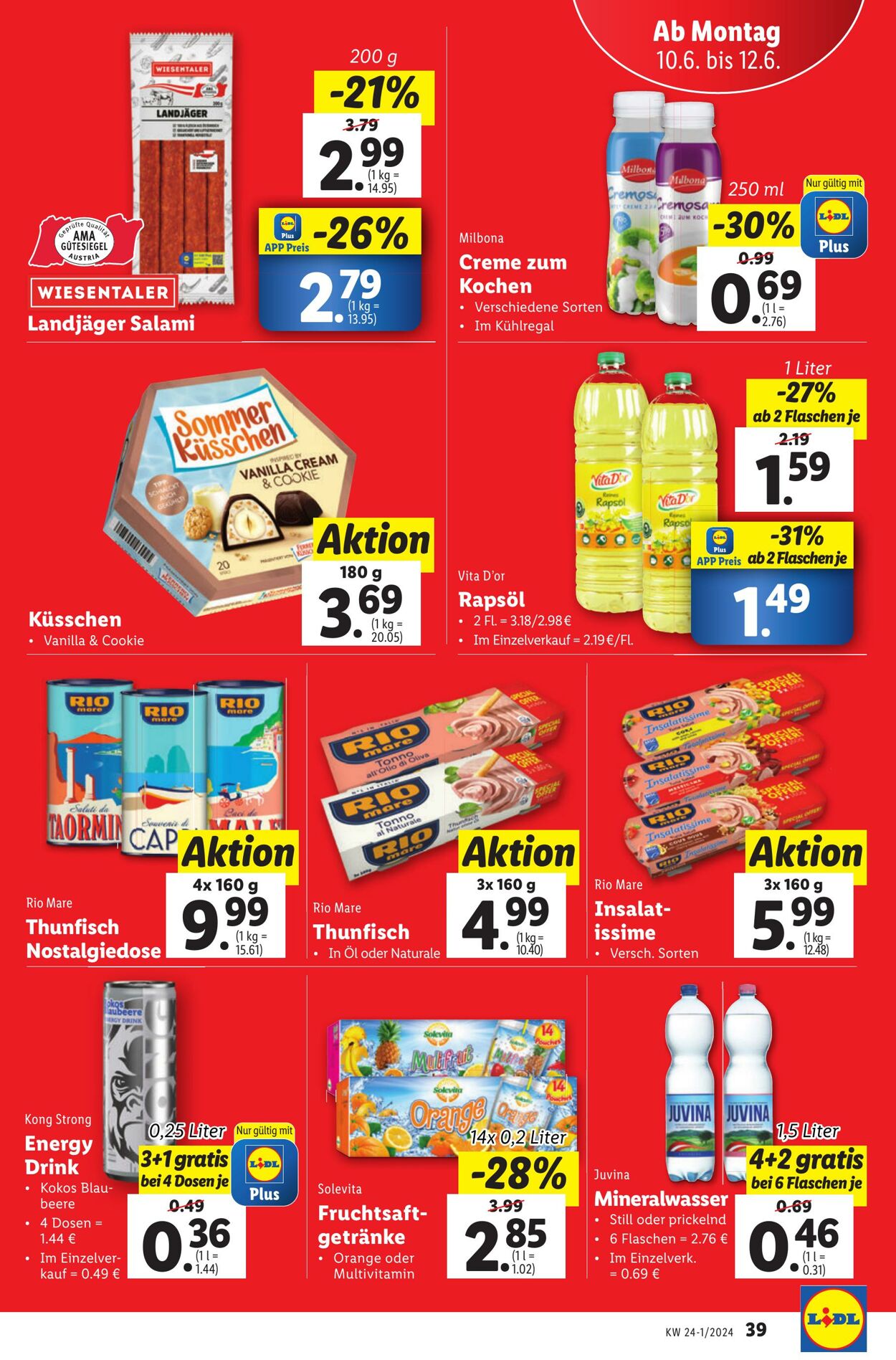 Prospekt Lidl 06.06.2024 - 12.06.2024