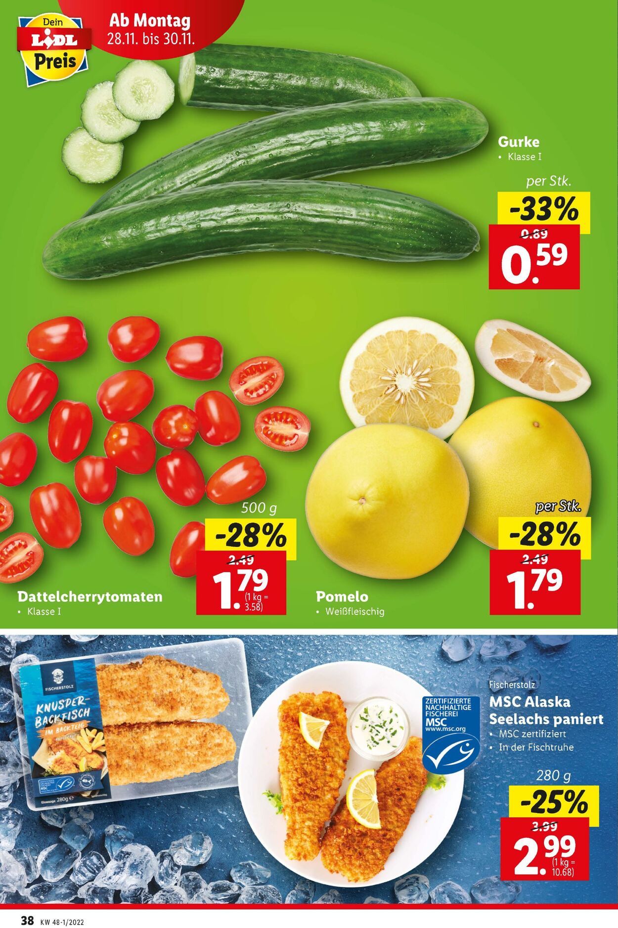 Prospekt Lidl 24.11.2022 - 30.11.2022