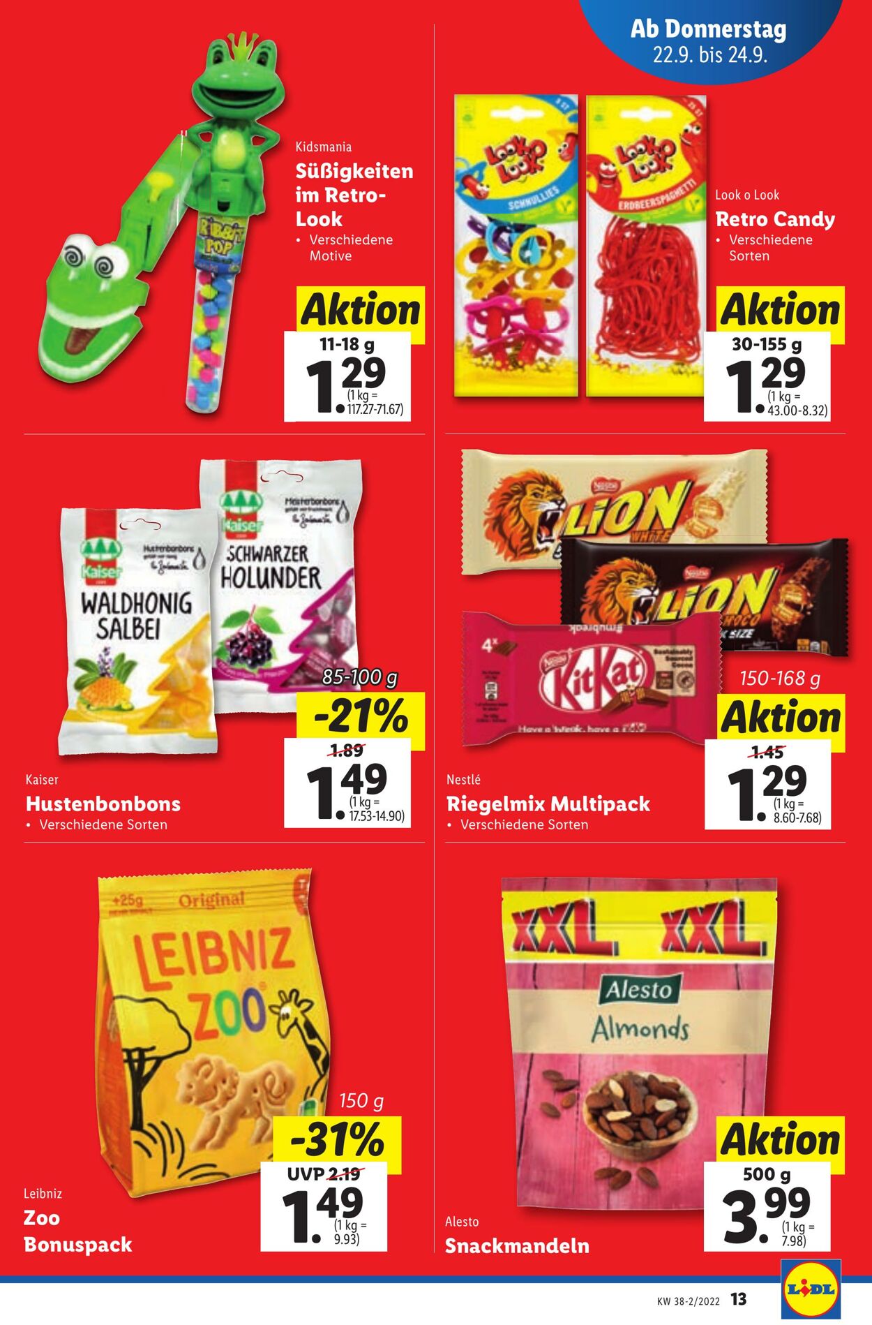 Prospekt Lidl 22.09.2022 - 28.09.2022