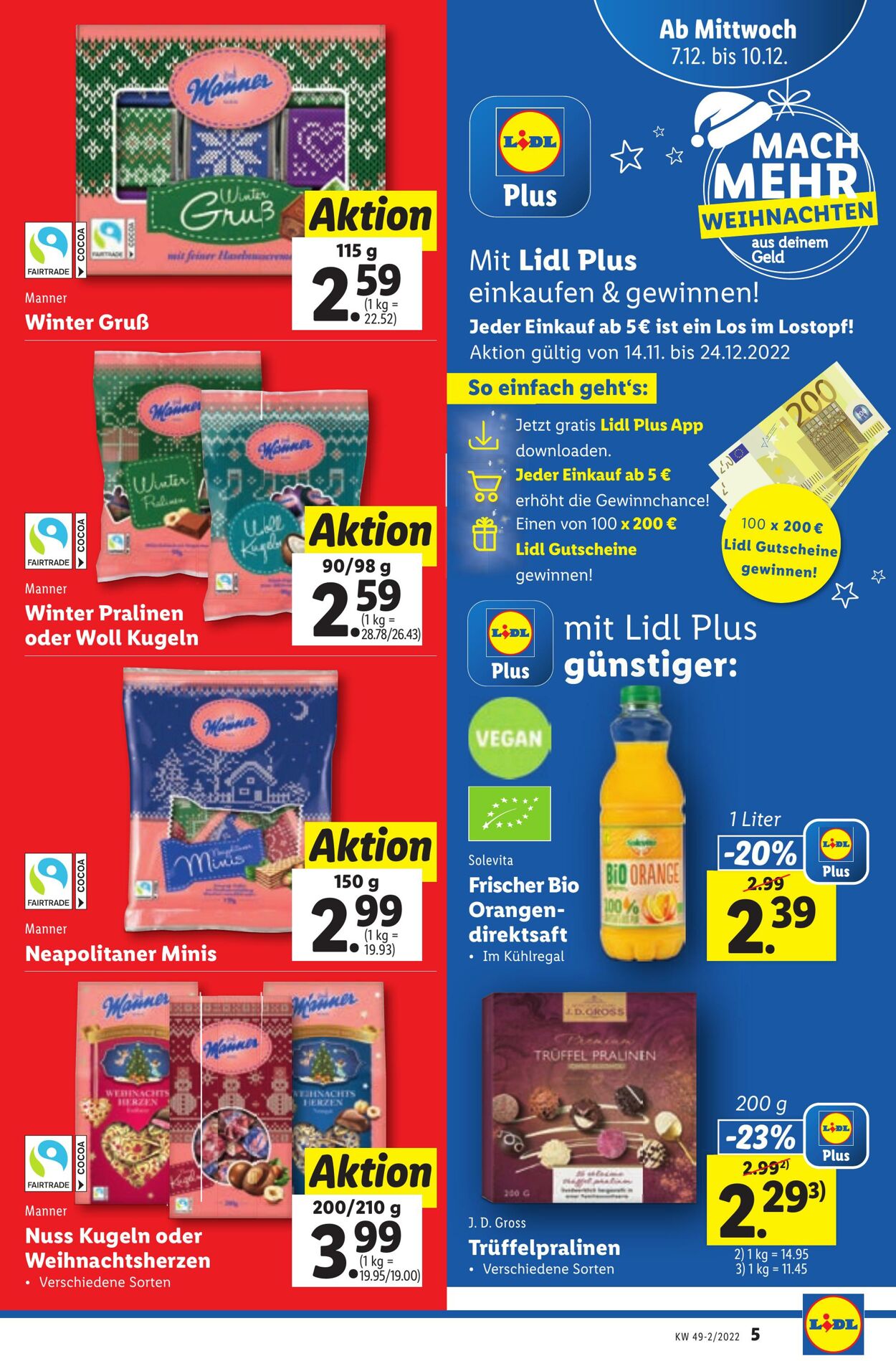 Prospekt Lidl 07.12.2022 - 14.12.2022