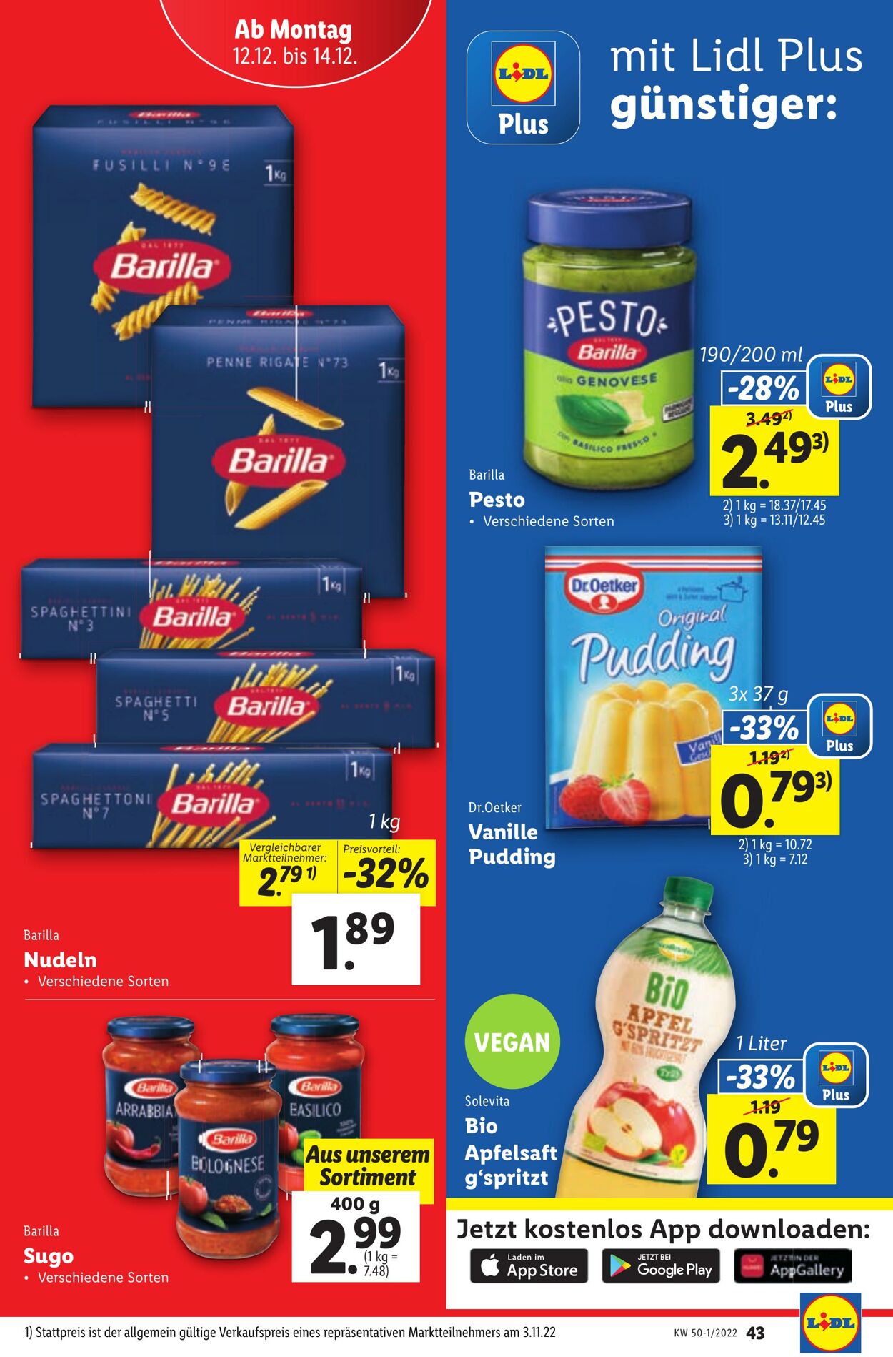 Prospekt Lidl 07.12.2022 - 14.12.2022