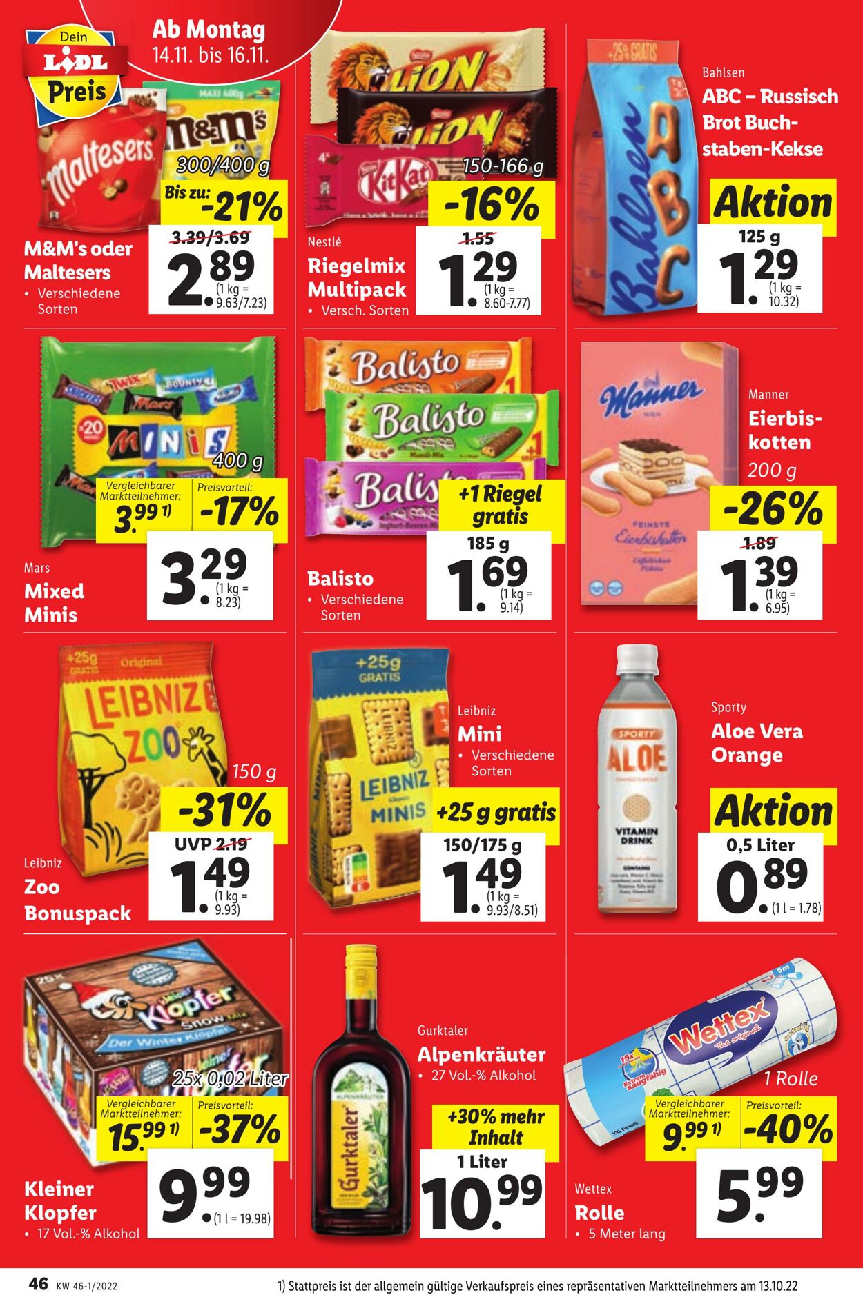 Prospekt Lidl 10.11.2022 - 16.11.2022