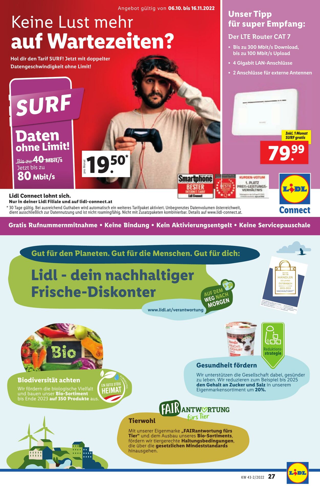 Prospekt Lidl 27.10.2022 - 02.11.2022