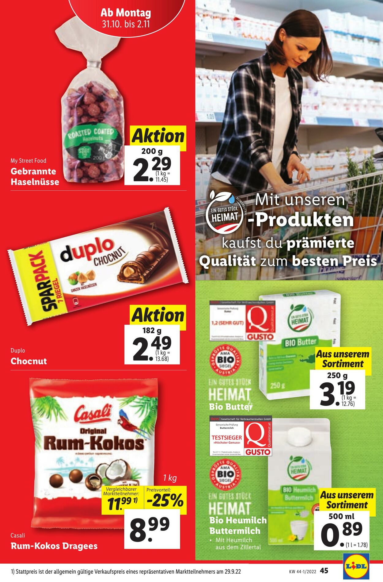 Prospekt Lidl 27.10.2022 - 02.11.2022