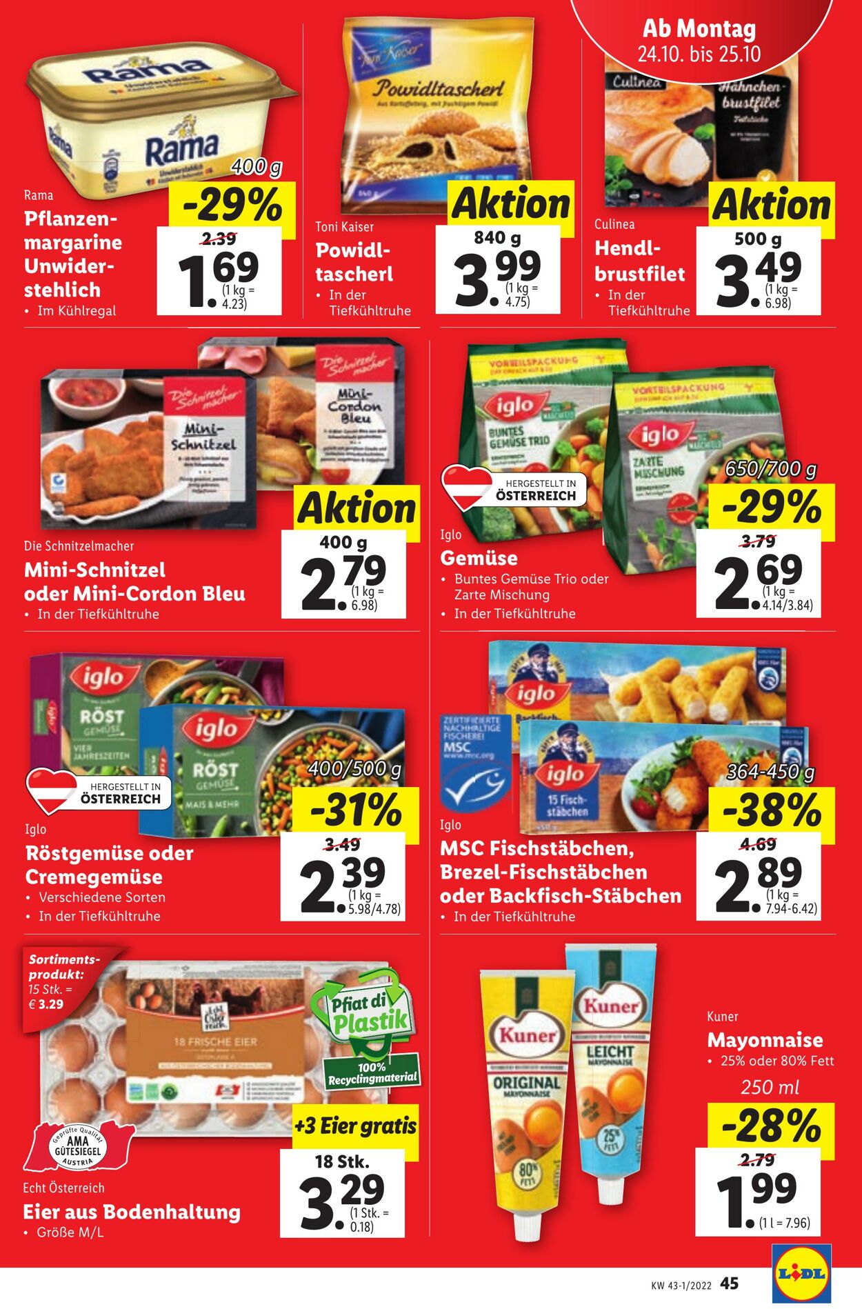 Prospekt Lidl 20.10.2022 - 25.10.2022