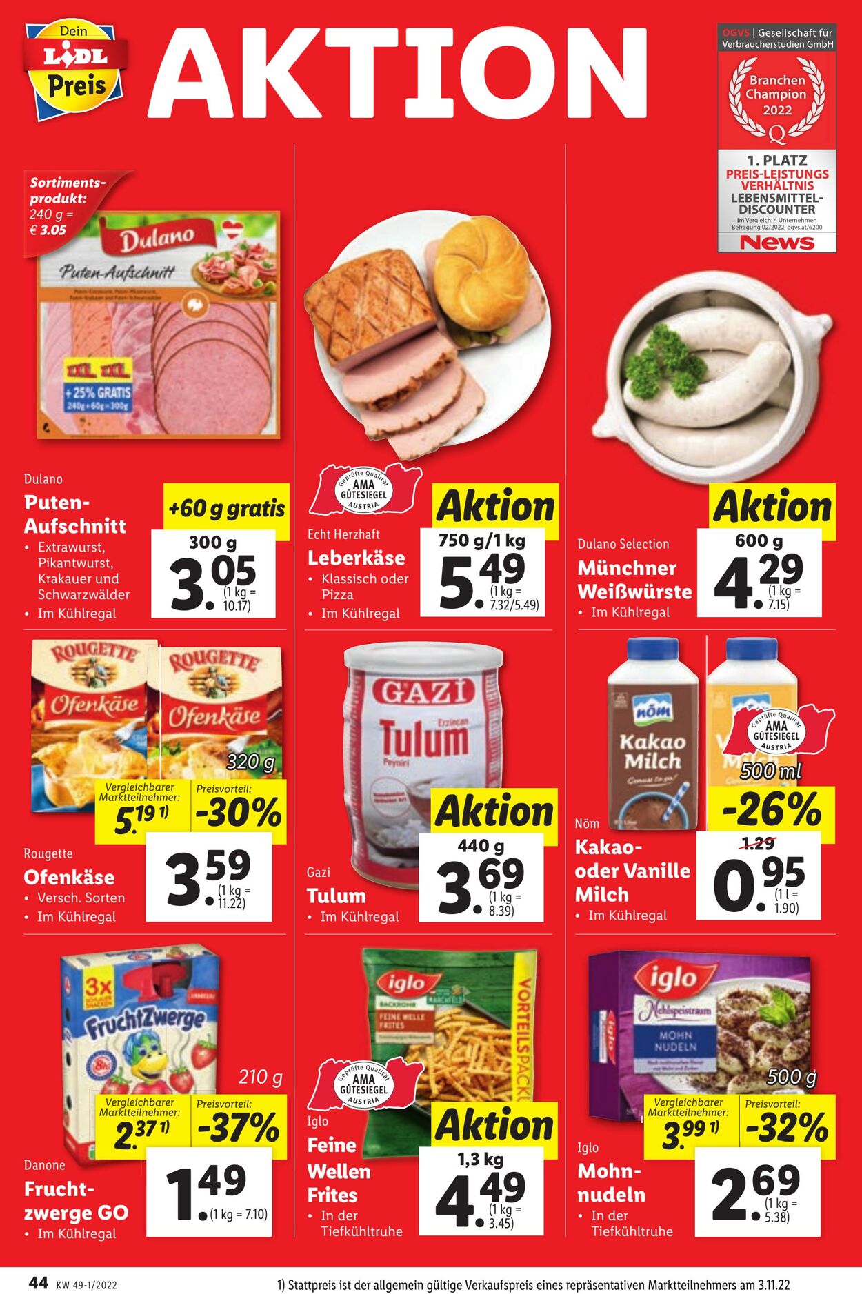 Prospekt Lidl 01.12.2022 - 06.12.2022