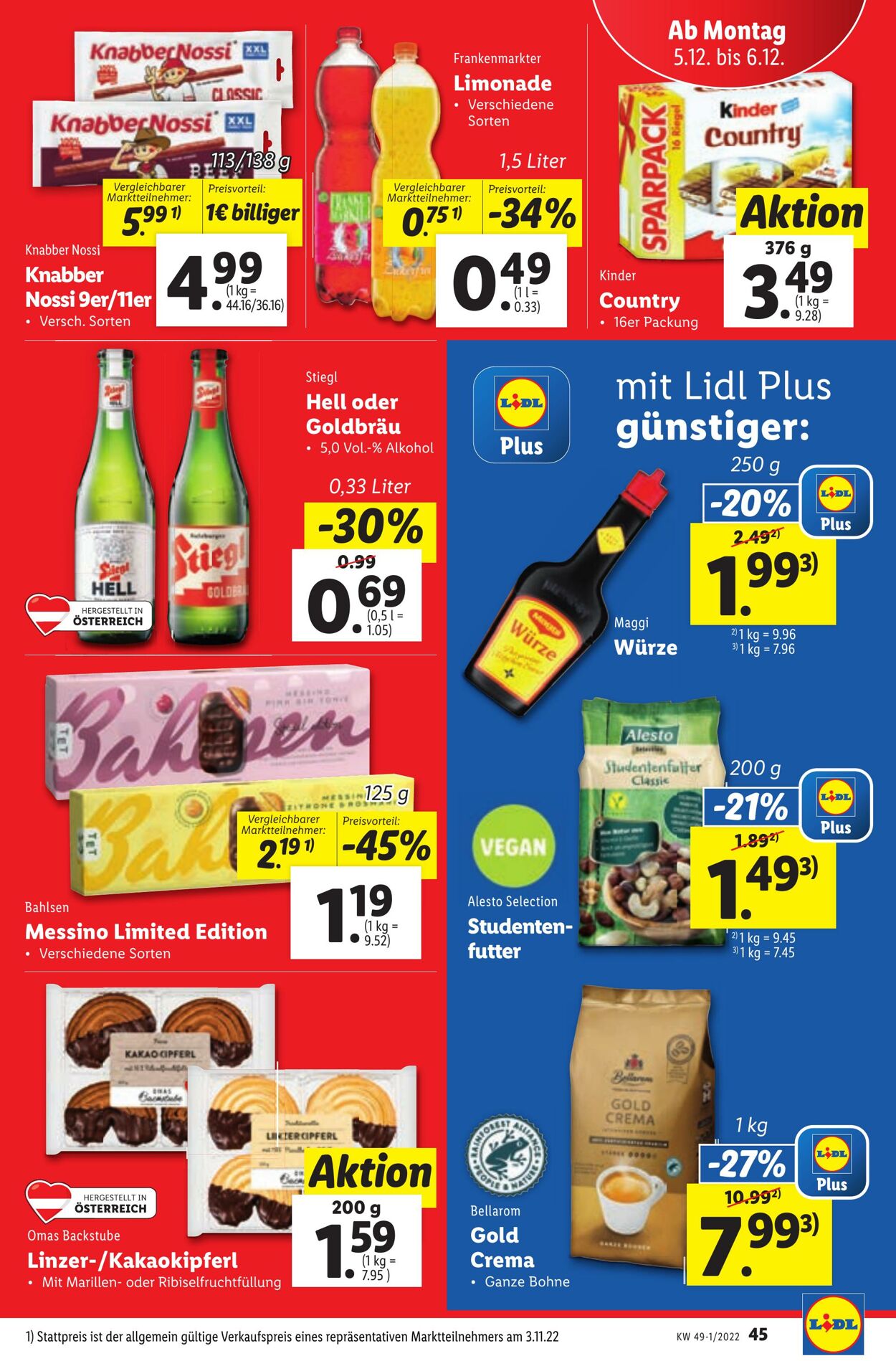 Prospekt Lidl 01.12.2022 - 06.12.2022