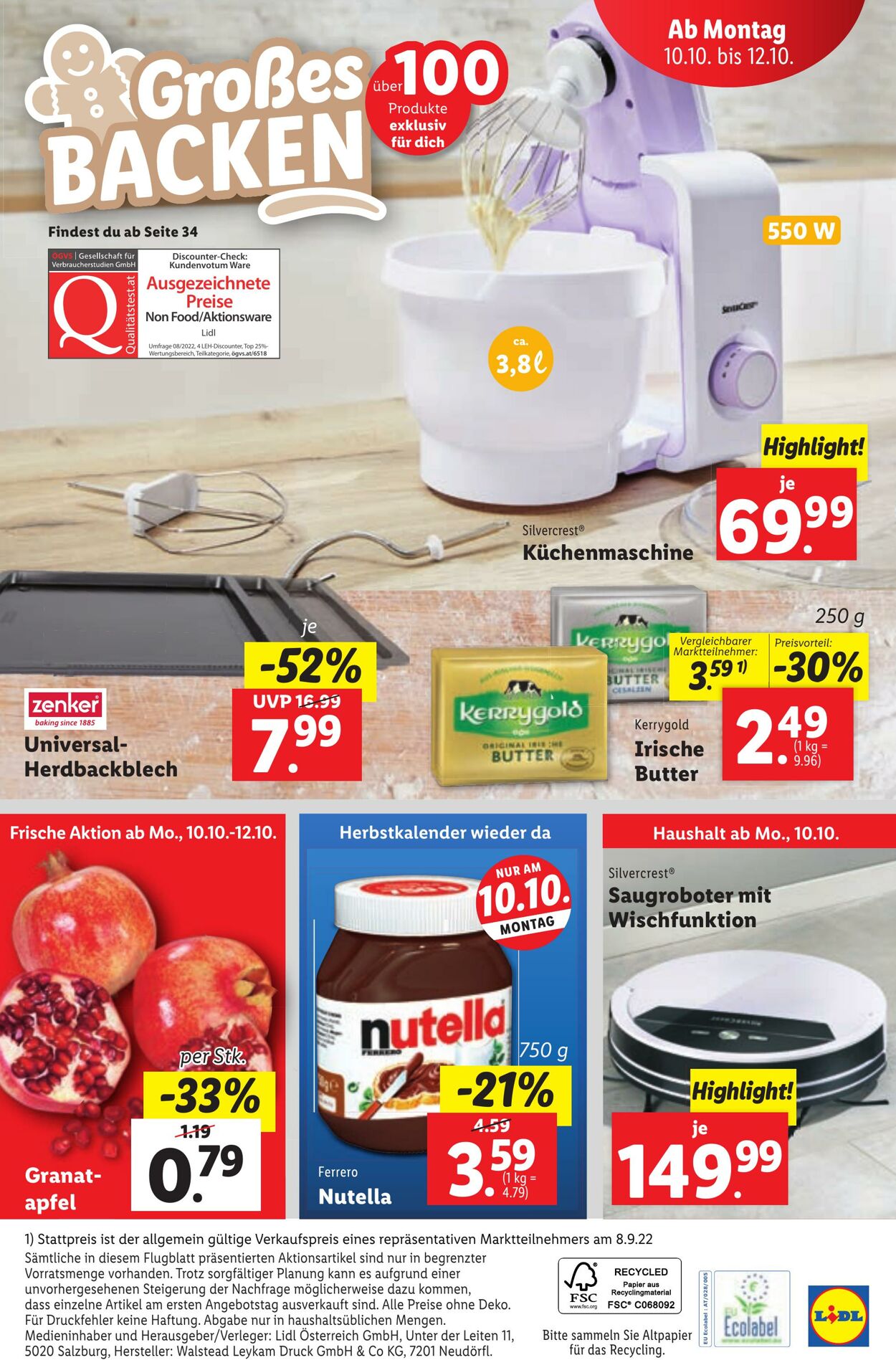 Prospekt Lidl 06.10.2022 - 12.10.2022