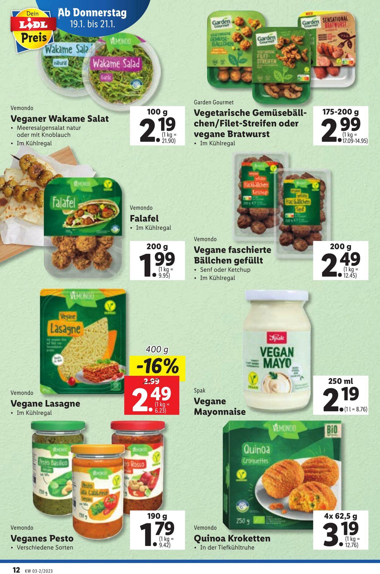 Prospekt Lidl 19.01.2023 - 25.01.2023