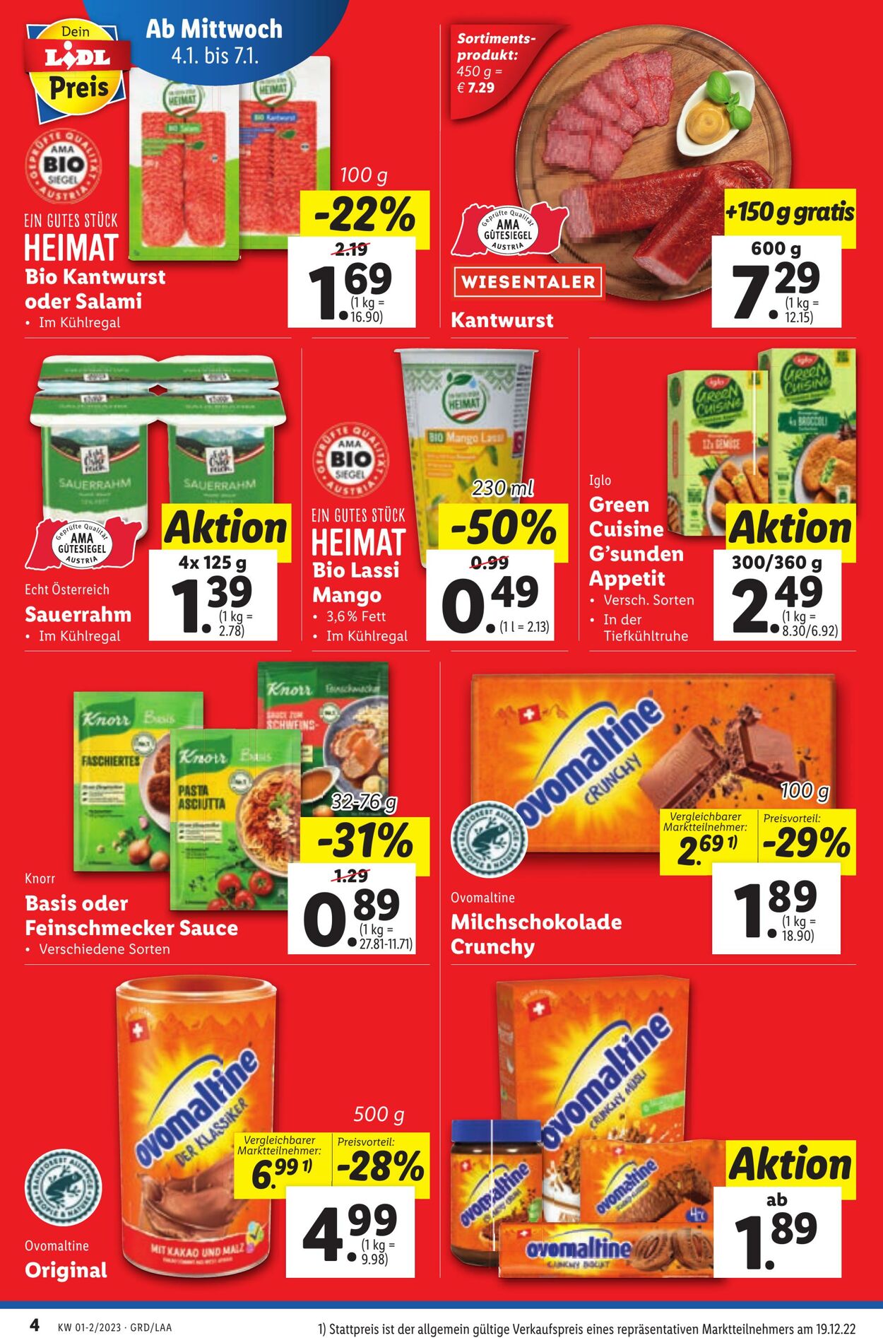 Prospekt Lidl 04.01.2023 - 11.01.2023