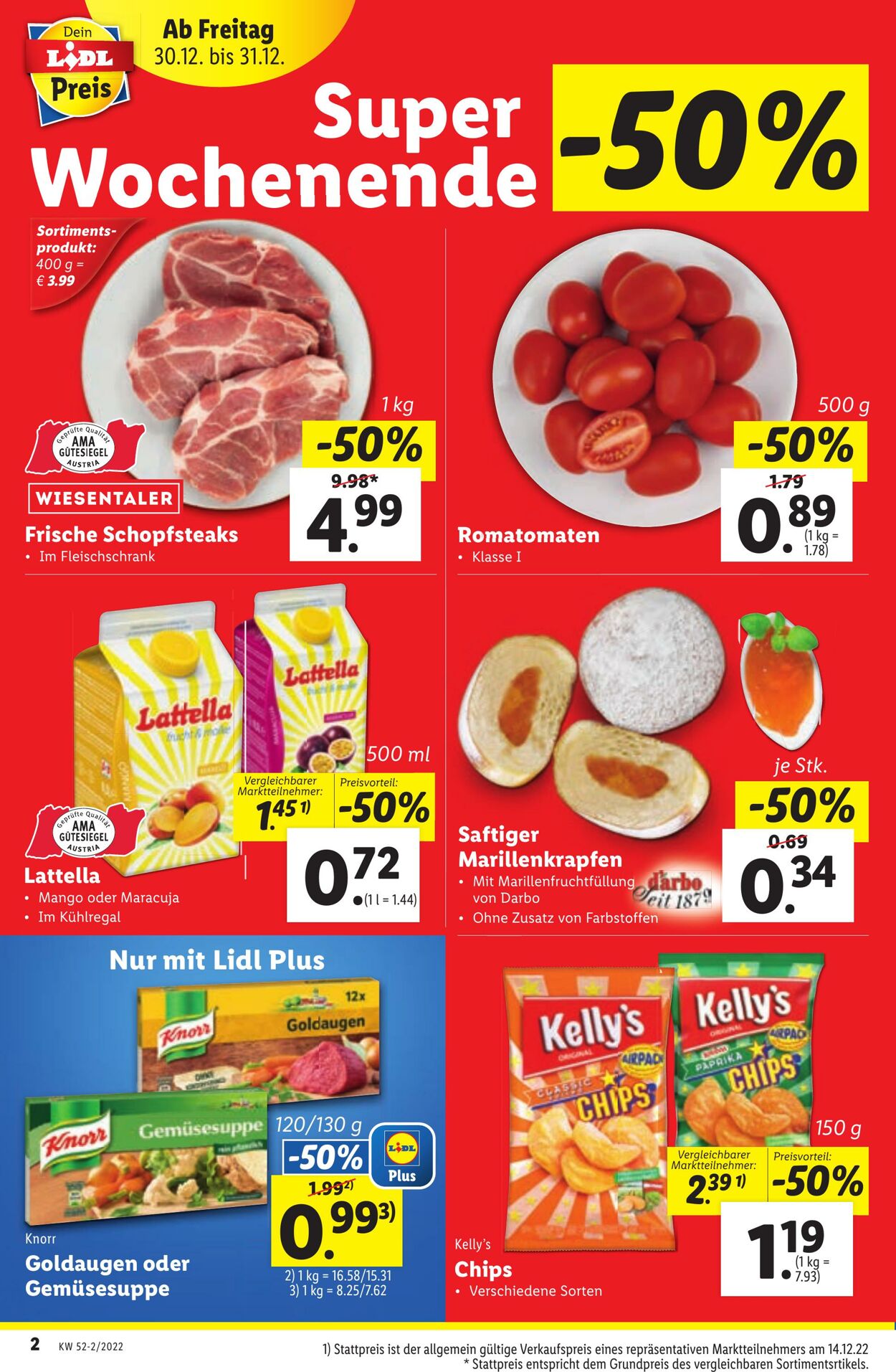 Prospekt Lidl 29.12.2022 - 03.01.2023