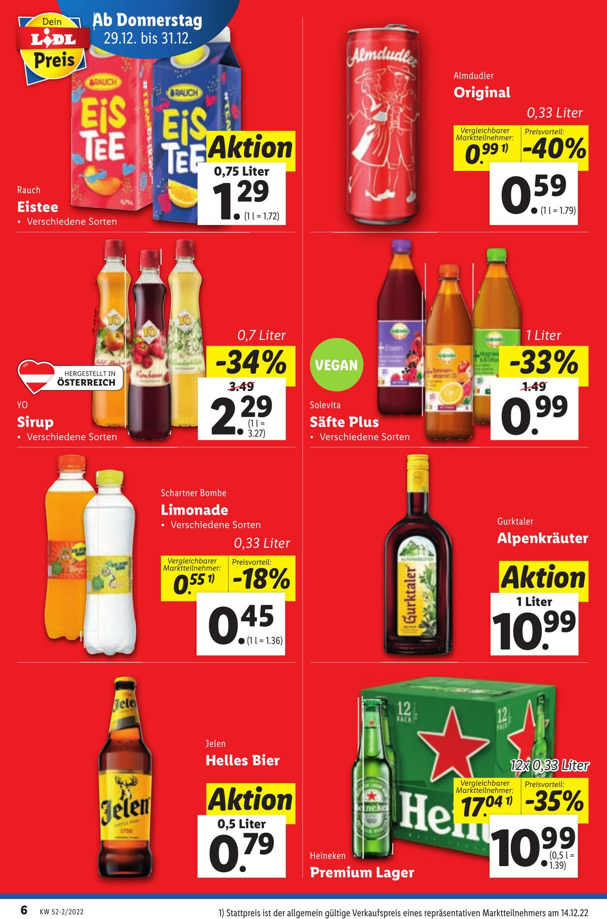 Prospekt Lidl 29.12.2022 - 03.01.2023