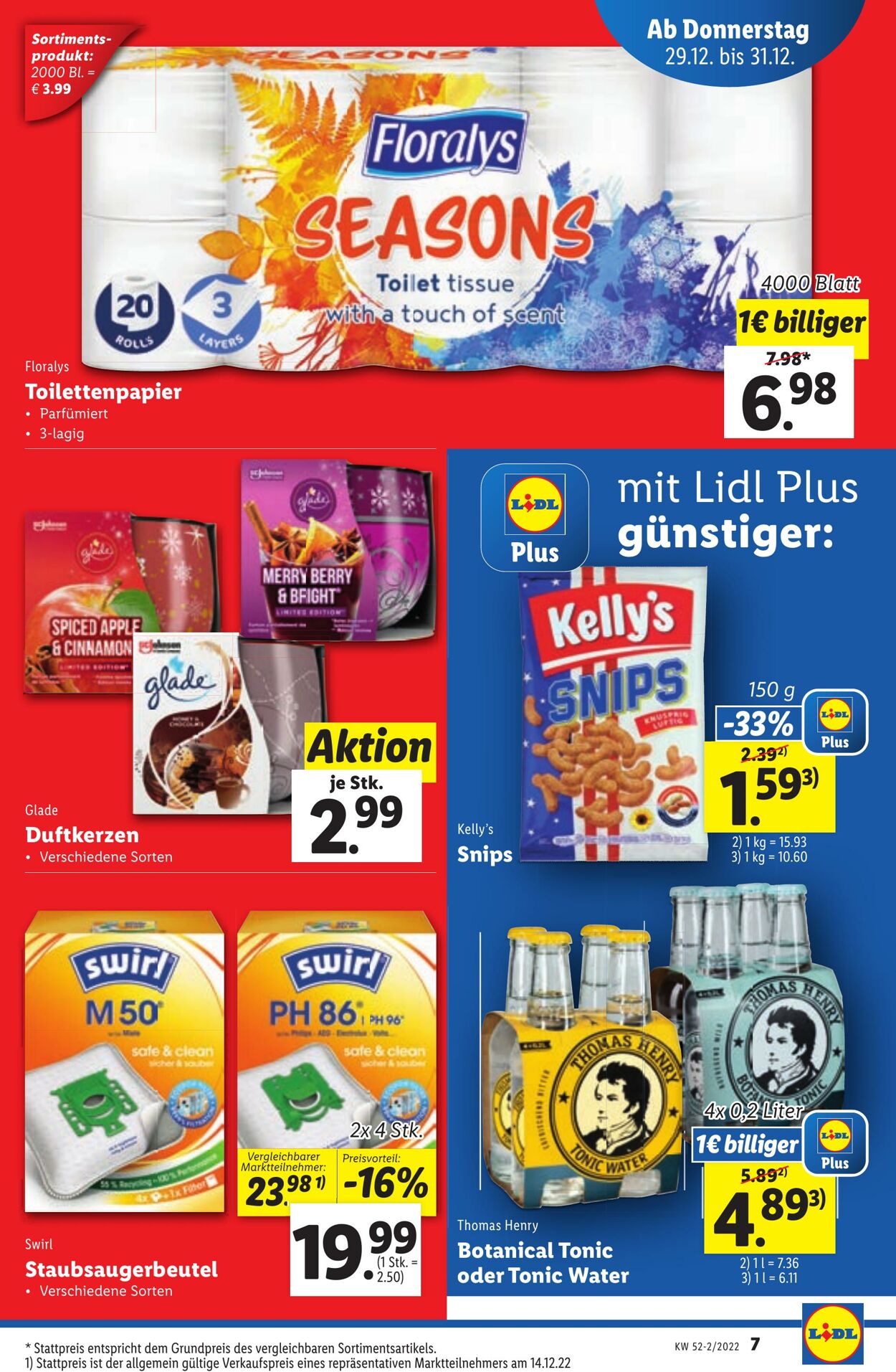 Prospekt Lidl 29.12.2022 - 03.01.2023